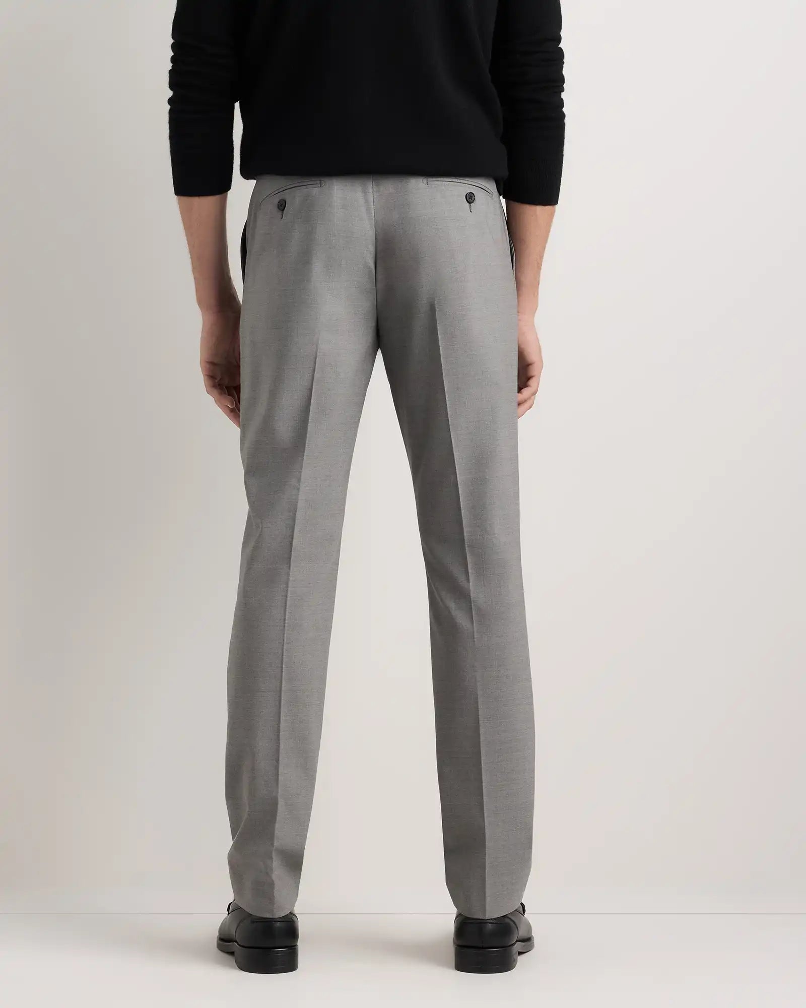 Stretch Wool Dress Pants - Slim