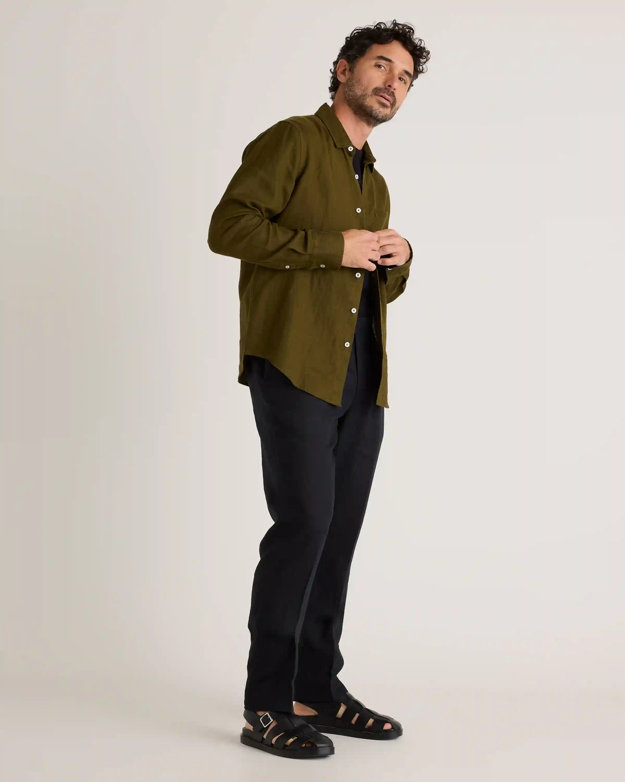 100% European Linen Dress Pants