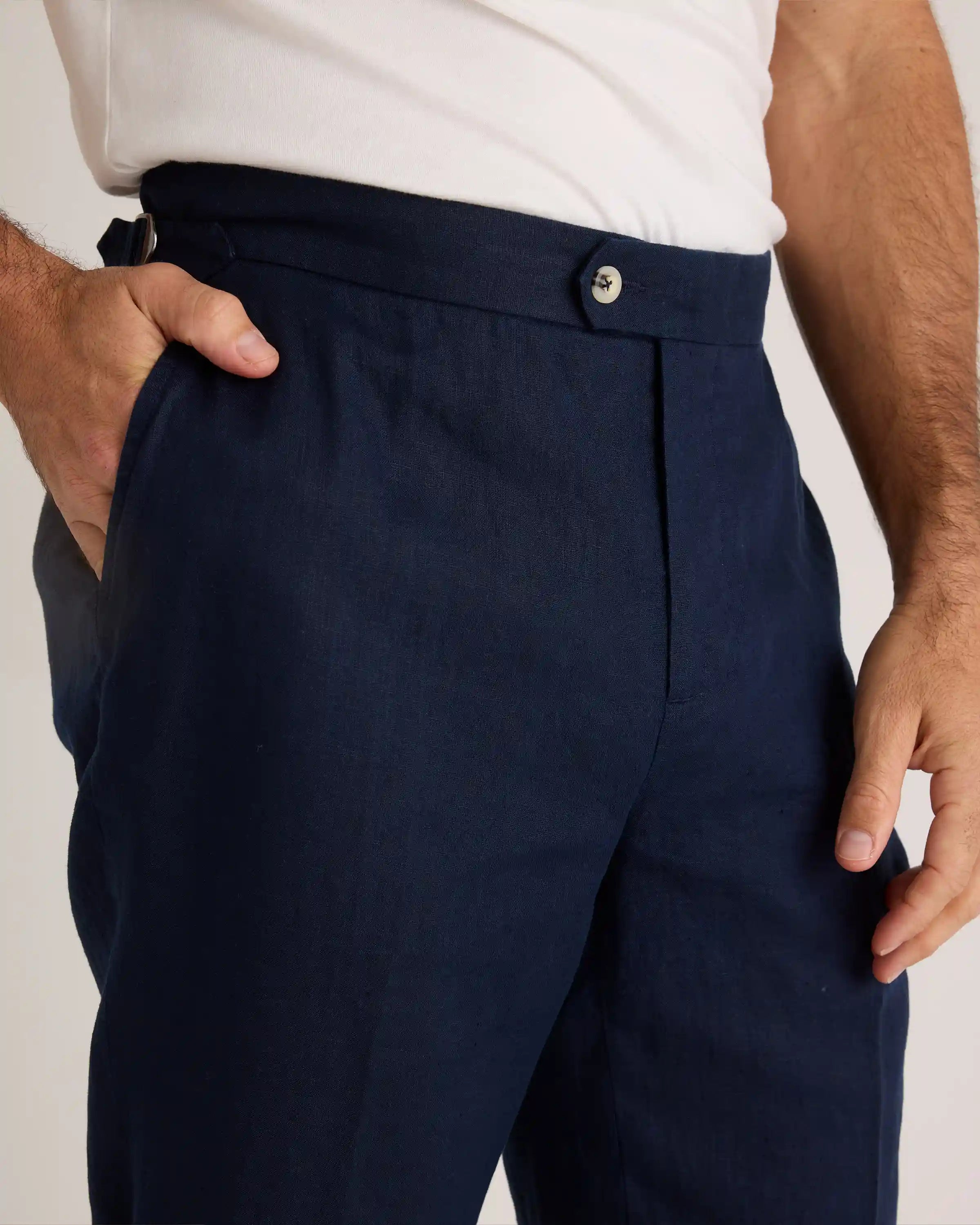 100% European Linen Dress Pants