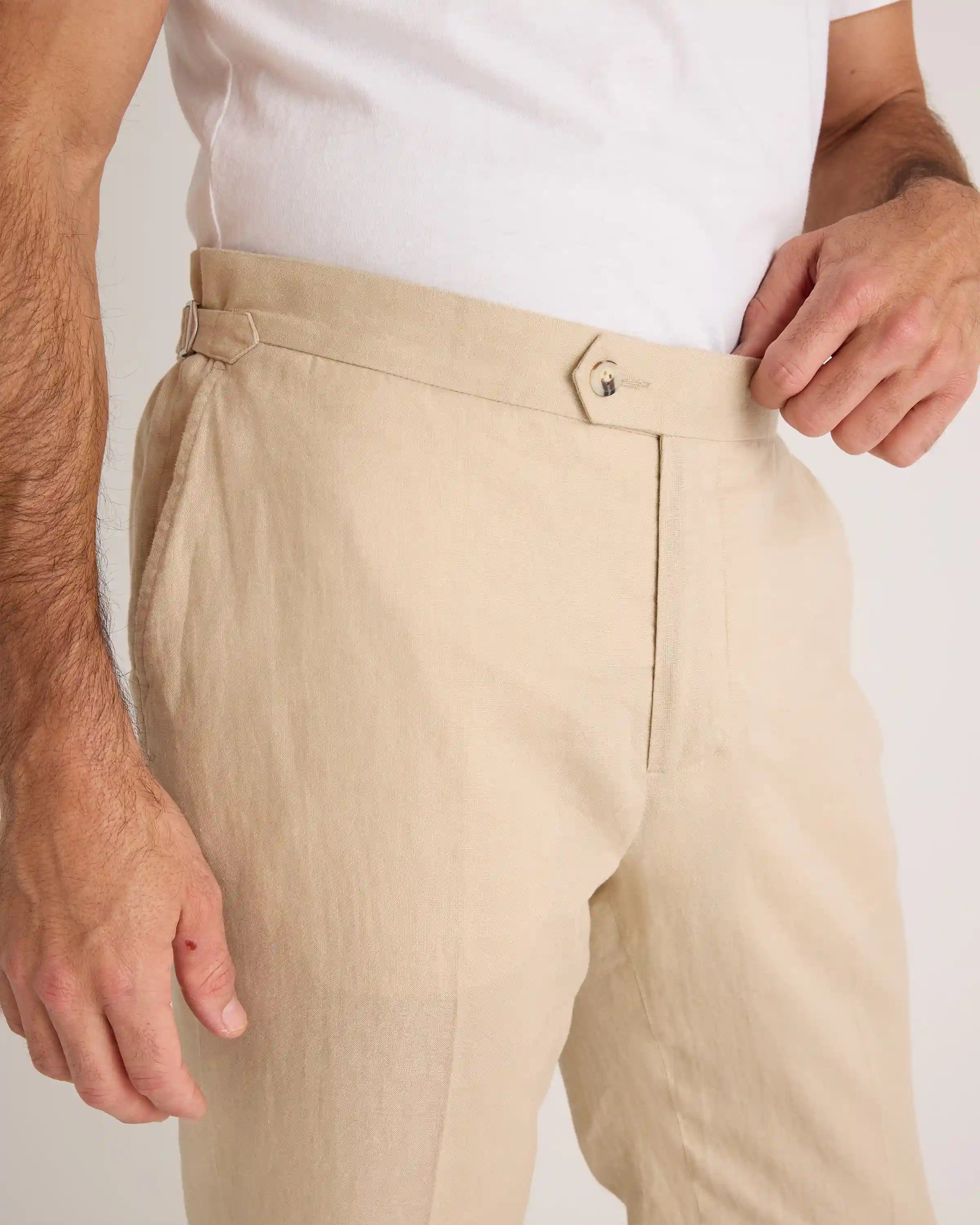 100% European Linen Dress Pants