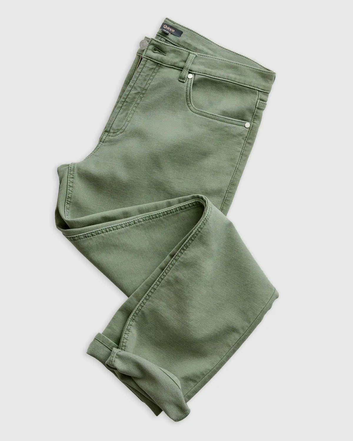 French Terry 5-Pocket Pants - Slim