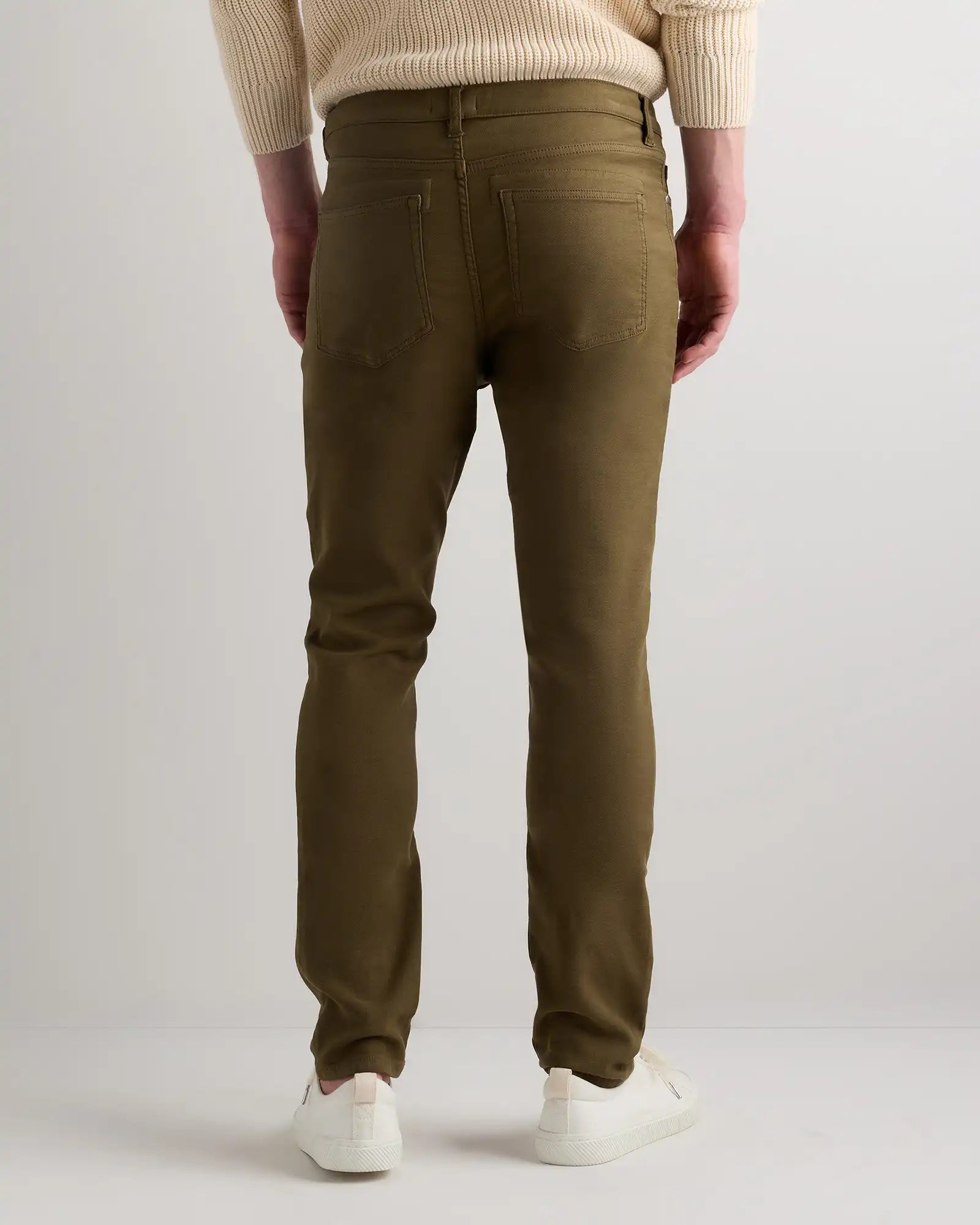 French Terry 5-Pocket Pants - Slim