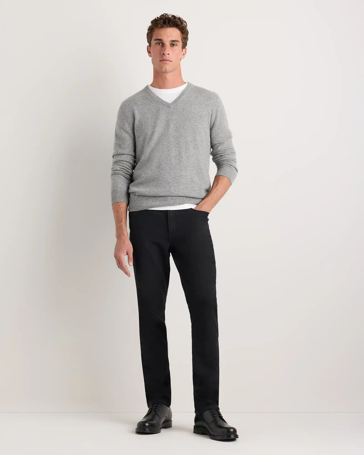 French Terry 5-Pocket Pants - Slim