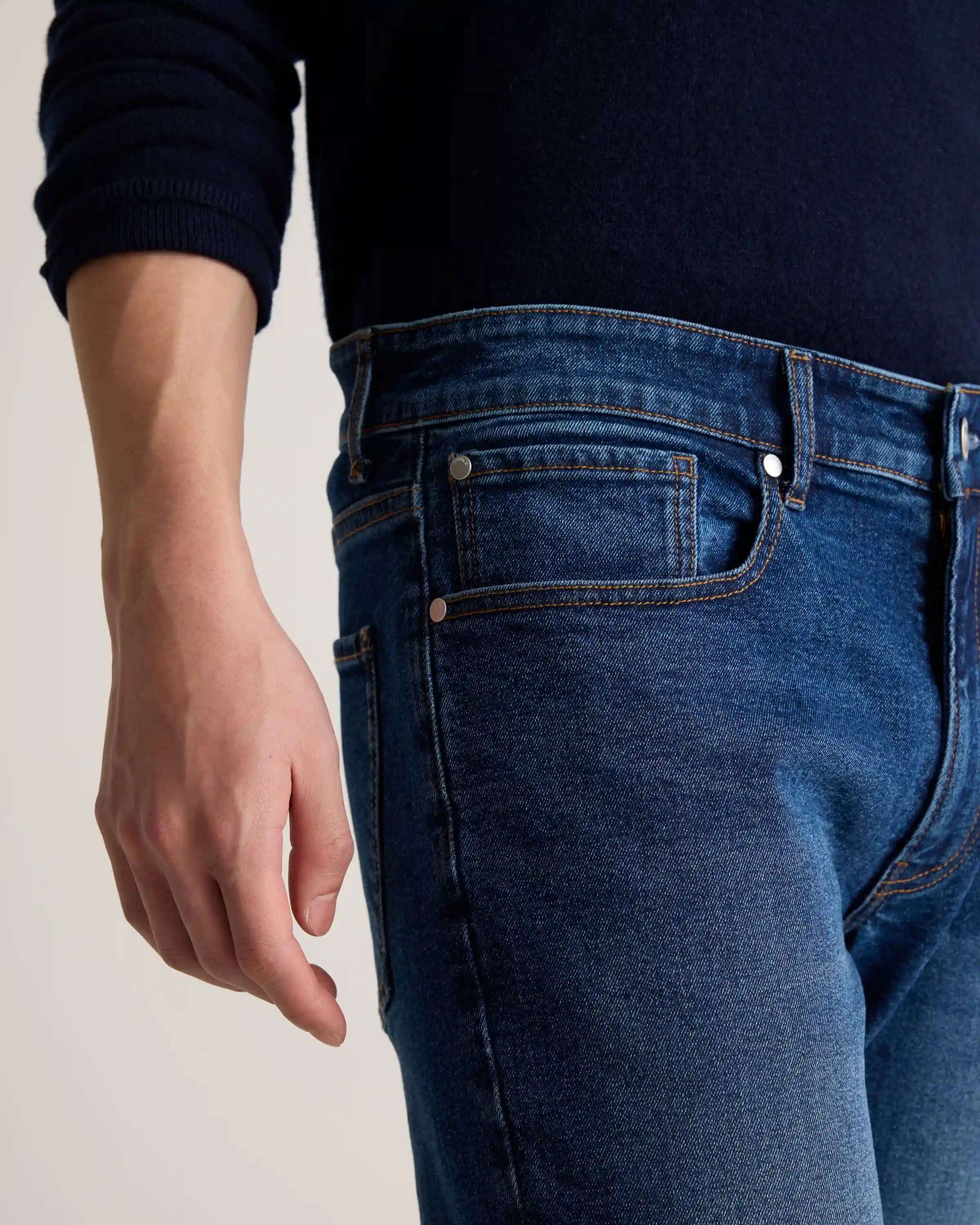 Warren Stretch Straight Jeans
