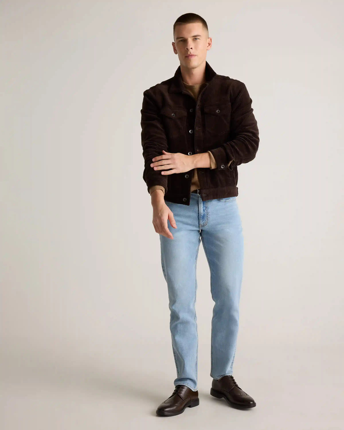 Warren Stretch Straight Jeans