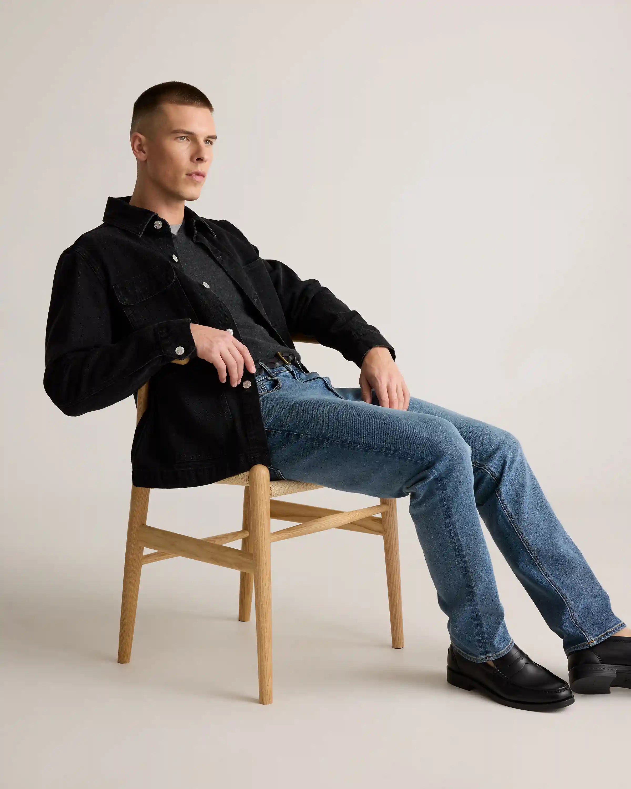 Warren Stretch Straight Jeans