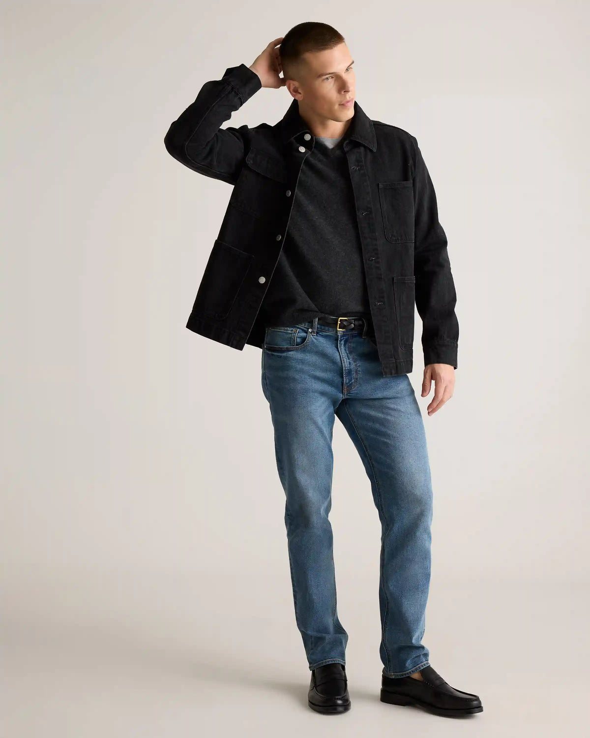 Warren Stretch Straight Jeans