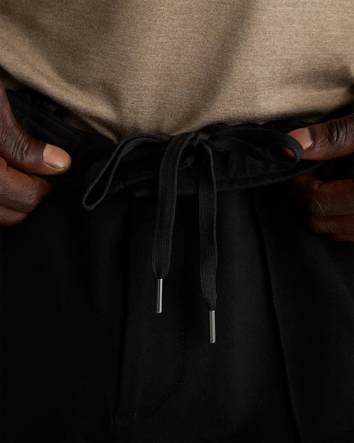 Stretch Knit Pintuck Trousers