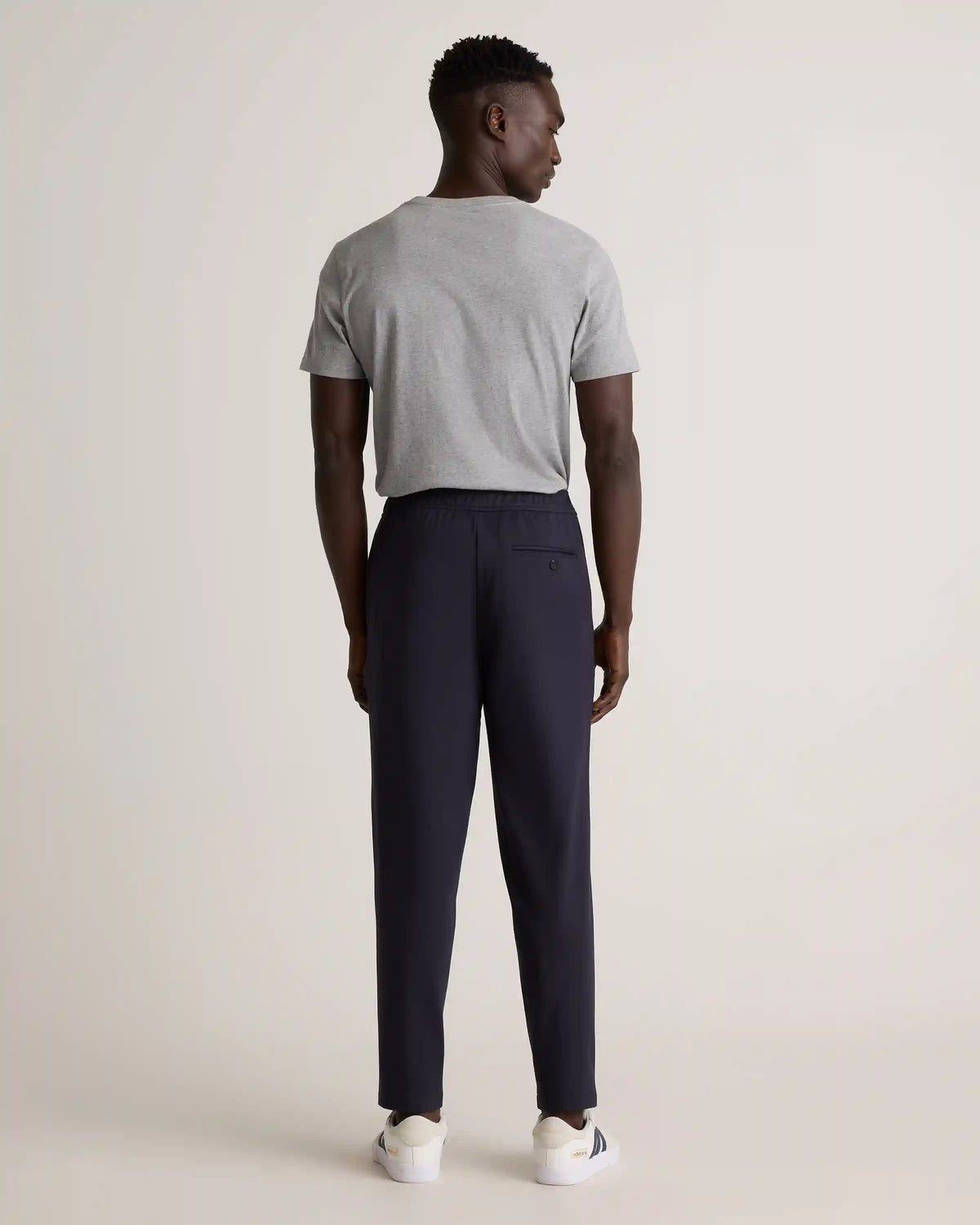 Stretch Knit Pintuck Trousers
