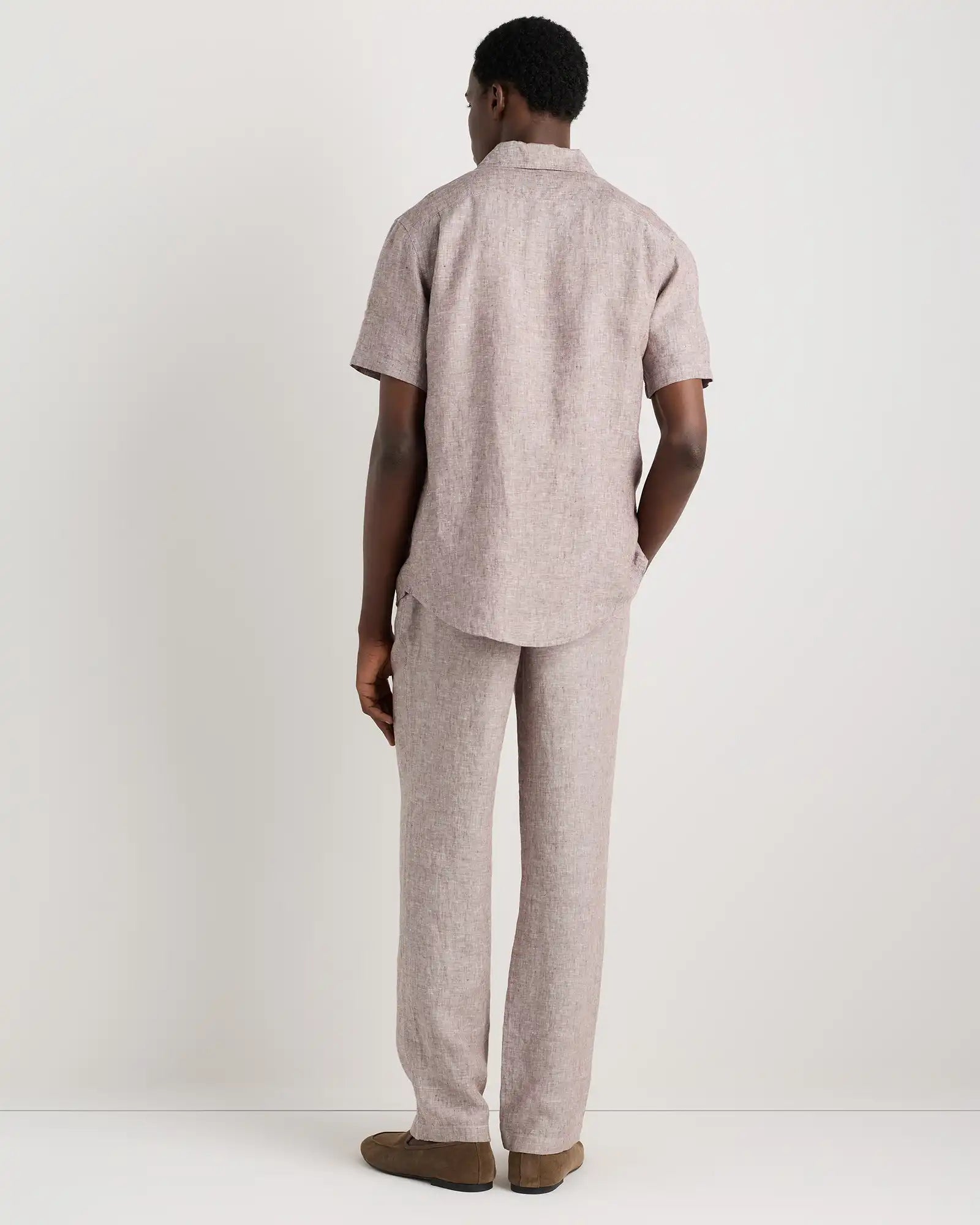 100% European Linen Drawstring Beach Pants