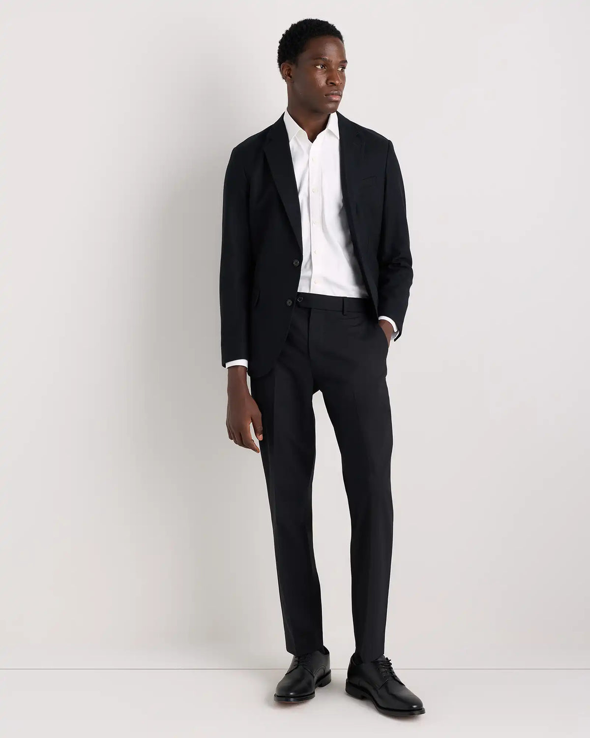 Stretch Wool Dress Pants - Straight