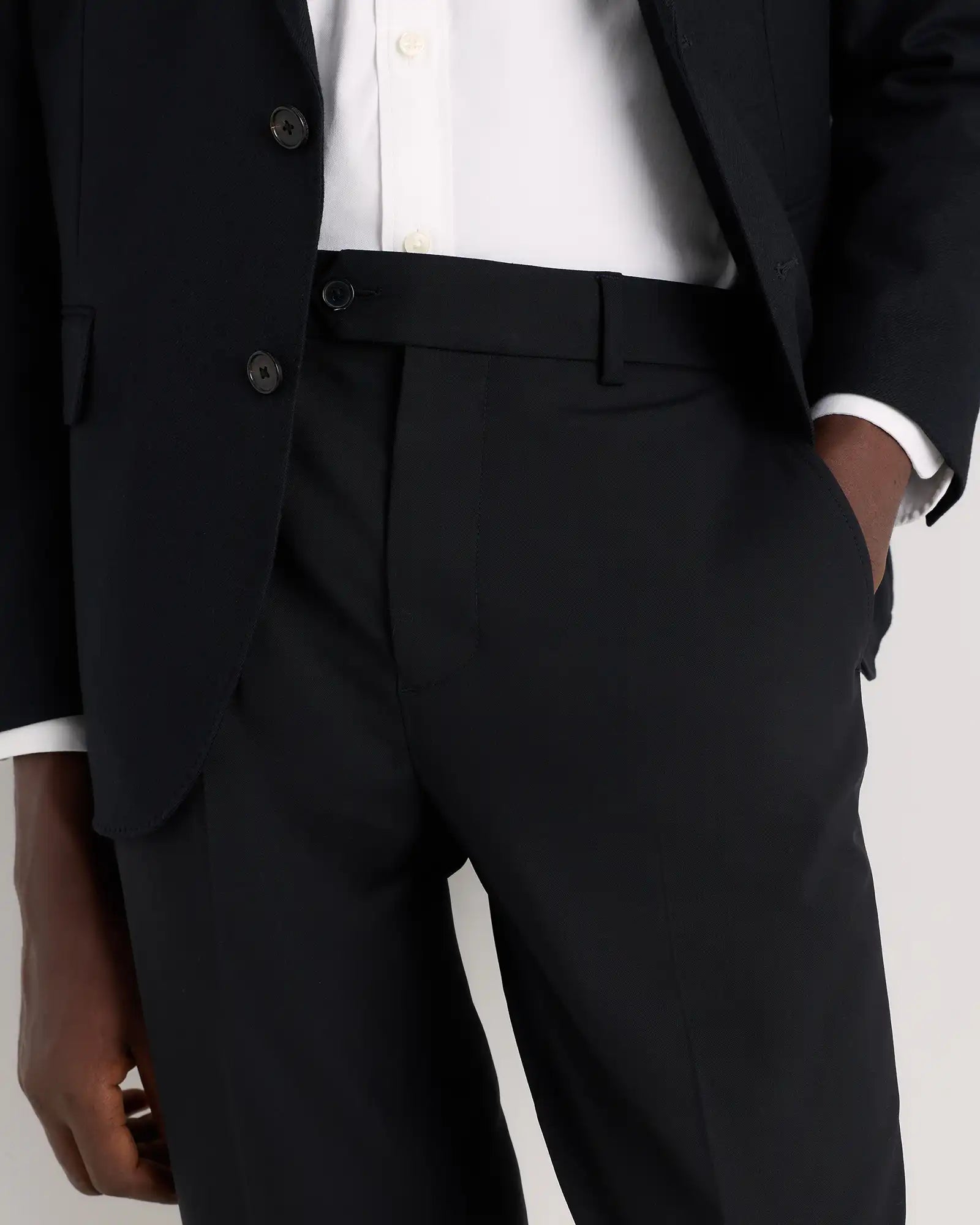 Stretch Wool Dress Pants - Straight