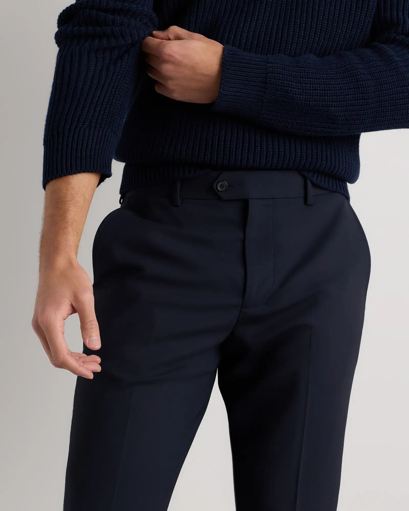 Stretch Wool Dress Pants - Straight