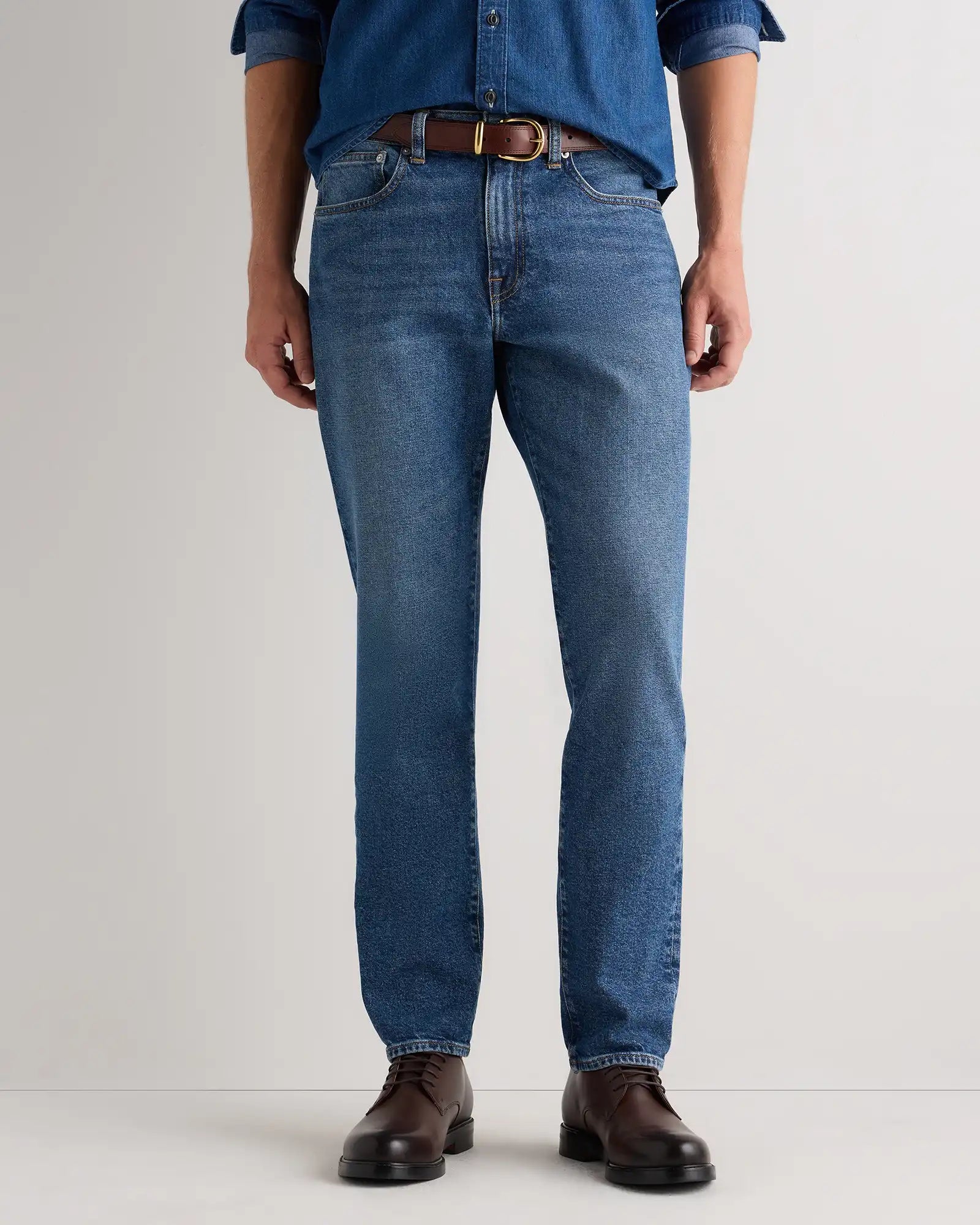 Warren Stretch Athletic Tapered Jeans