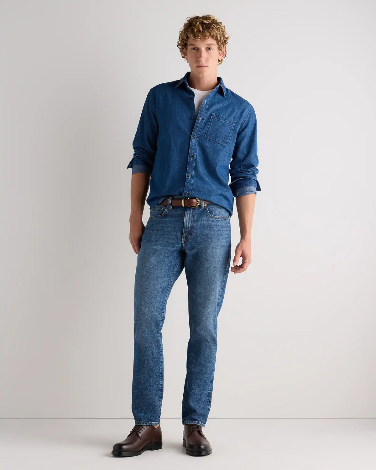 Warren Stretch Athletic Tapered Jeans