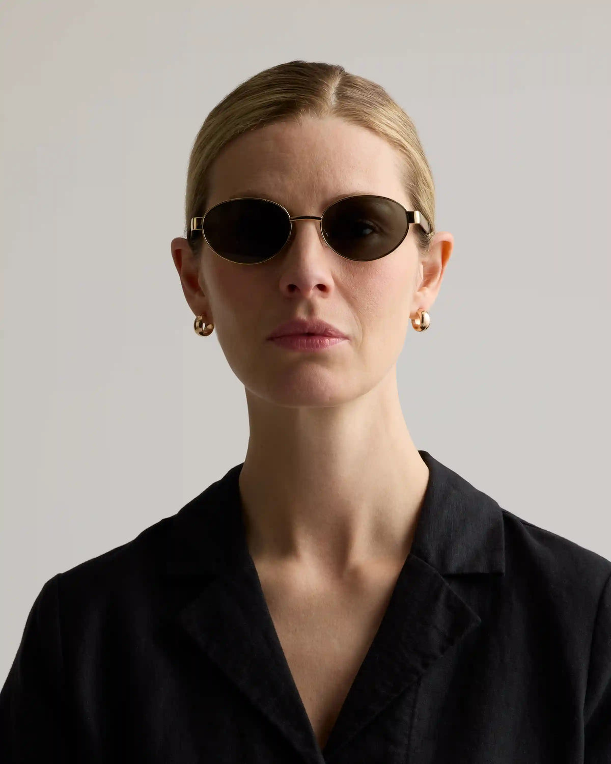 Monaco Polarized Stainless Steel Sunglasses