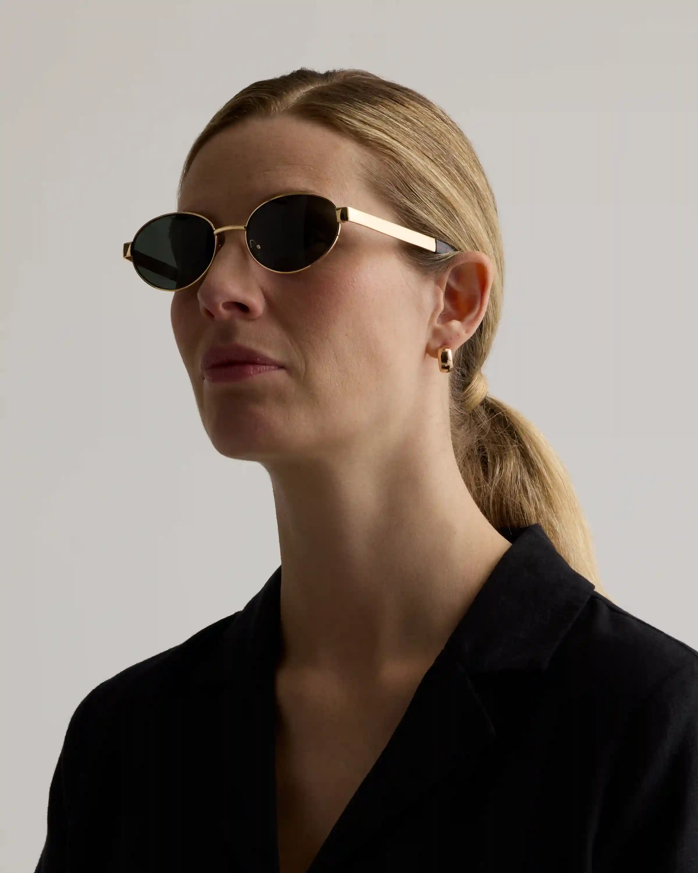 Monaco Polarized Stainless Steel Sunglasses