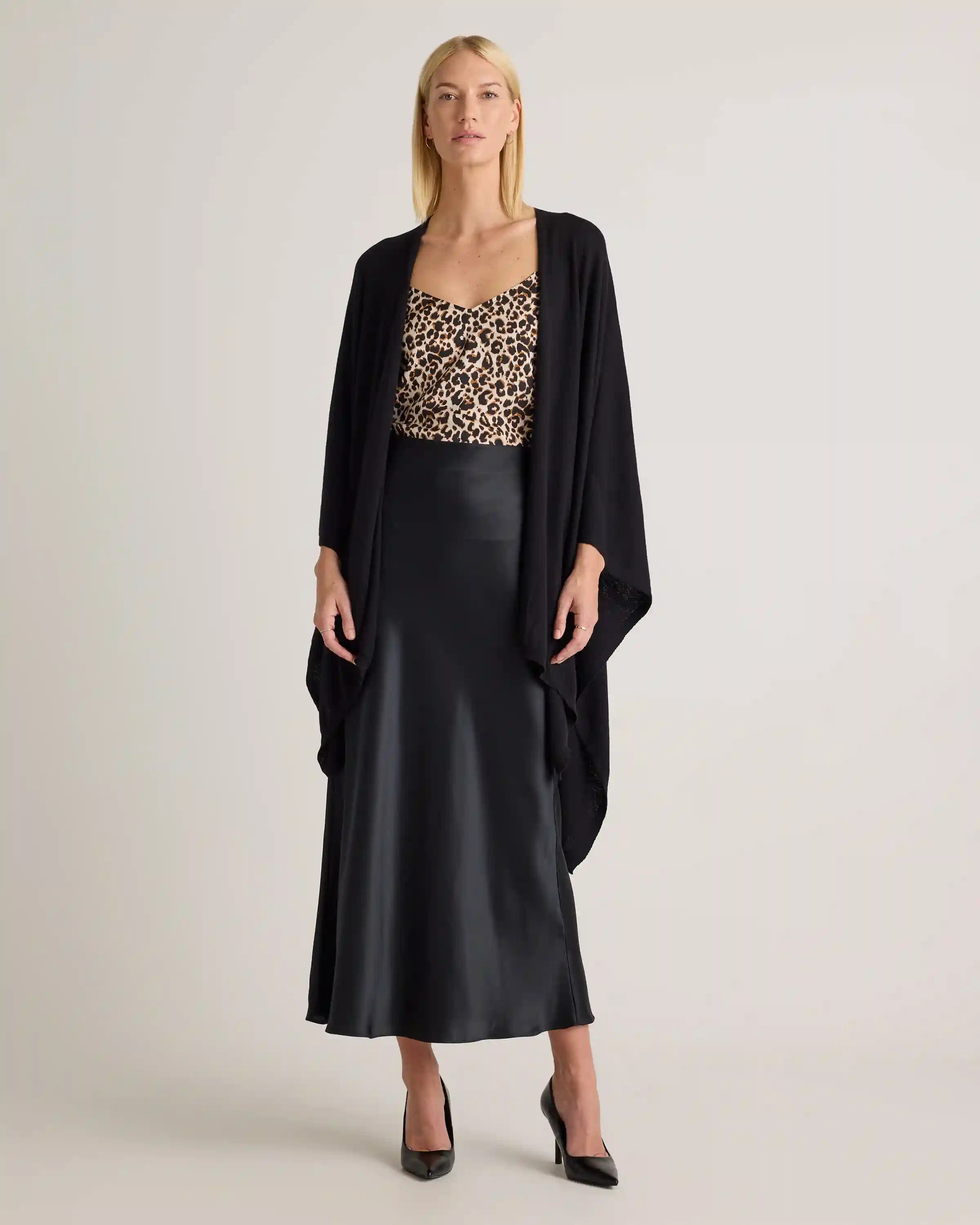 Cotton Cashmere Ruana
