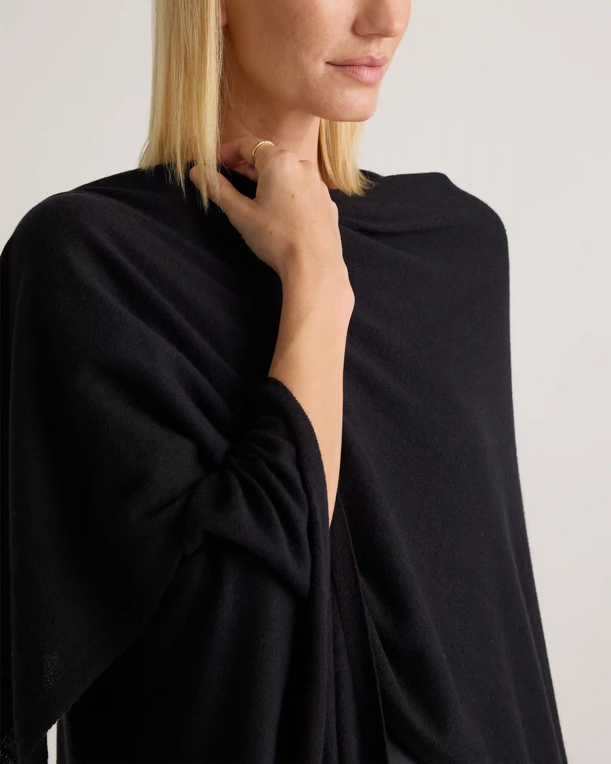 Cotton Cashmere Ruana