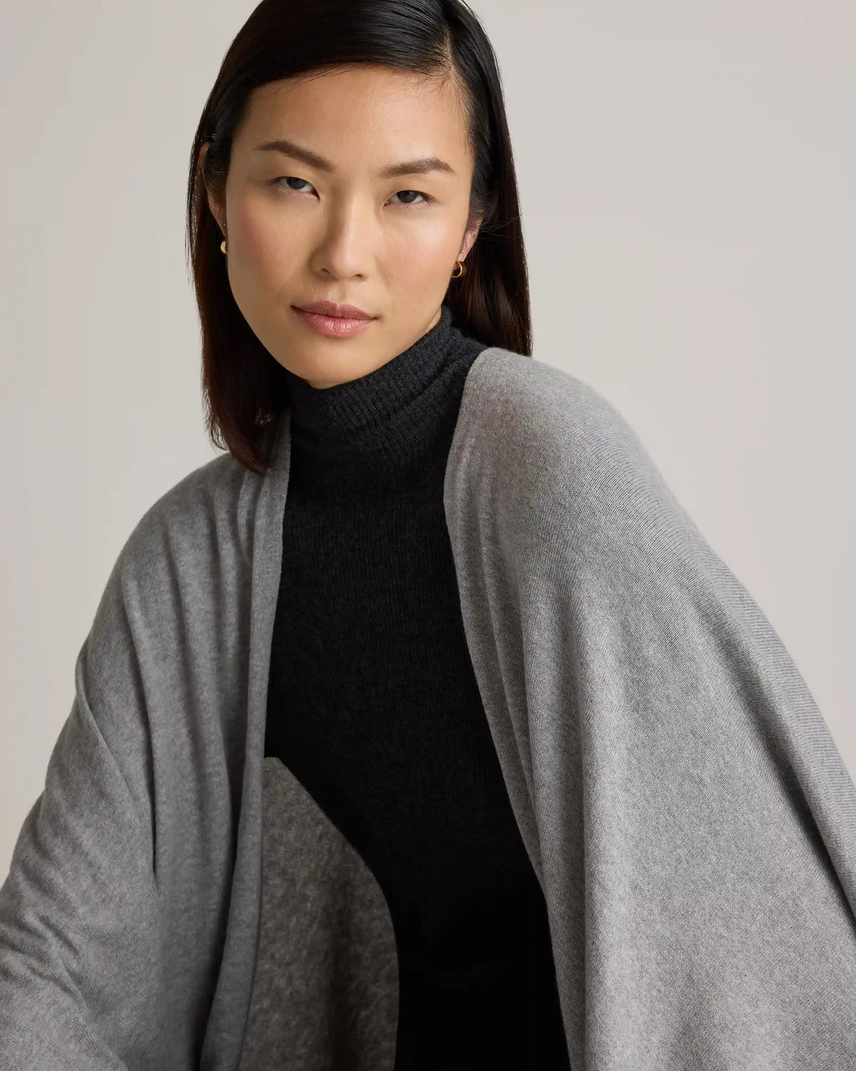 Cotton Cashmere Ruana