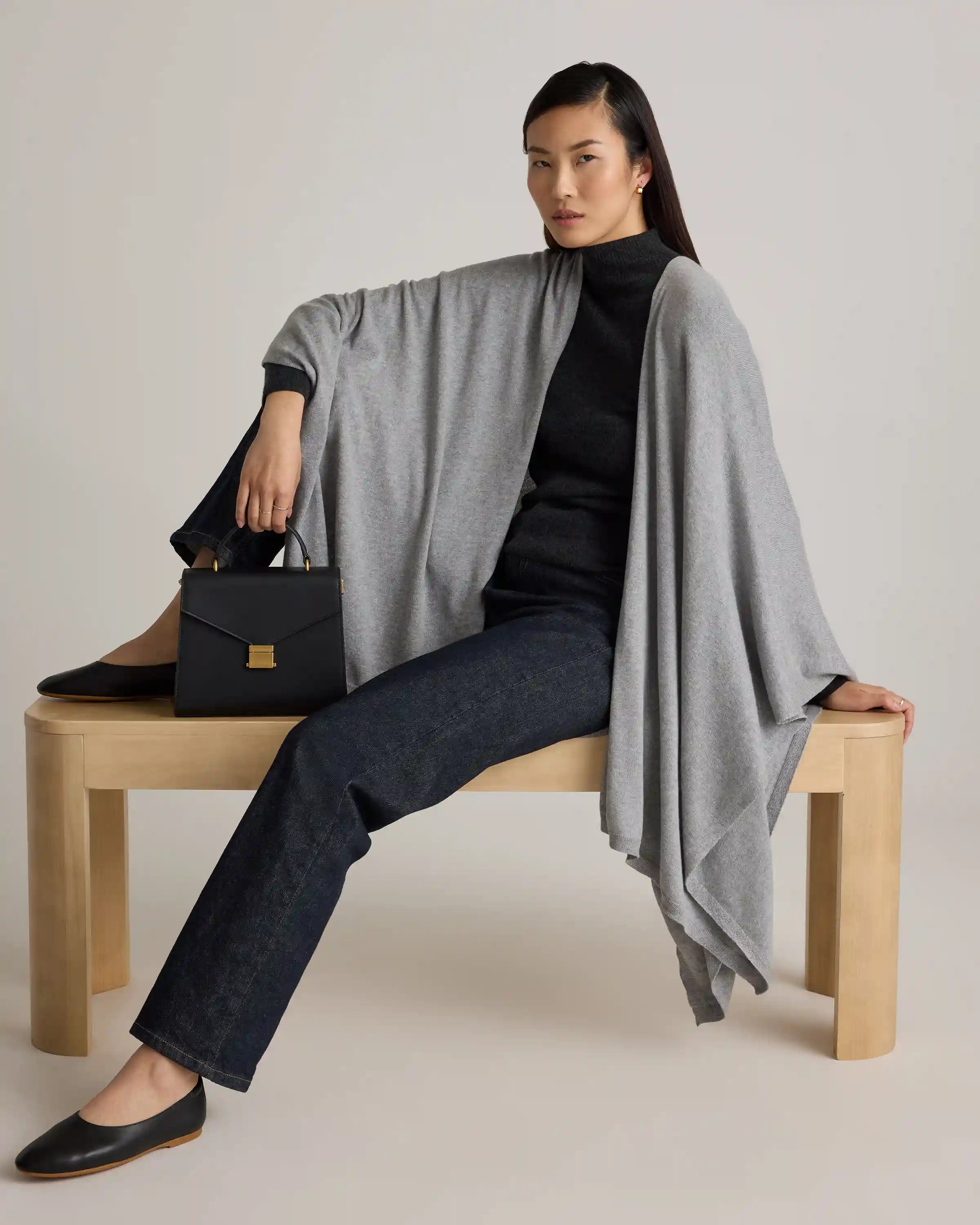Cotton Cashmere Ruana