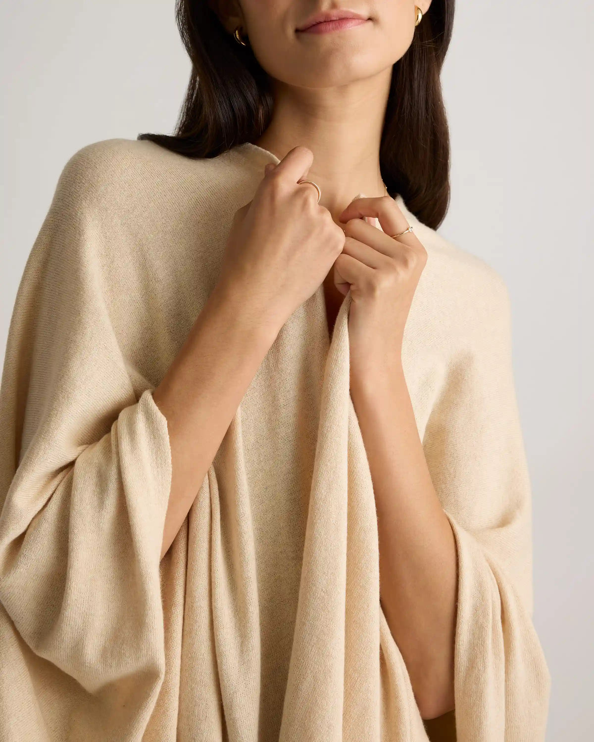 Cotton Cashmere Ruana