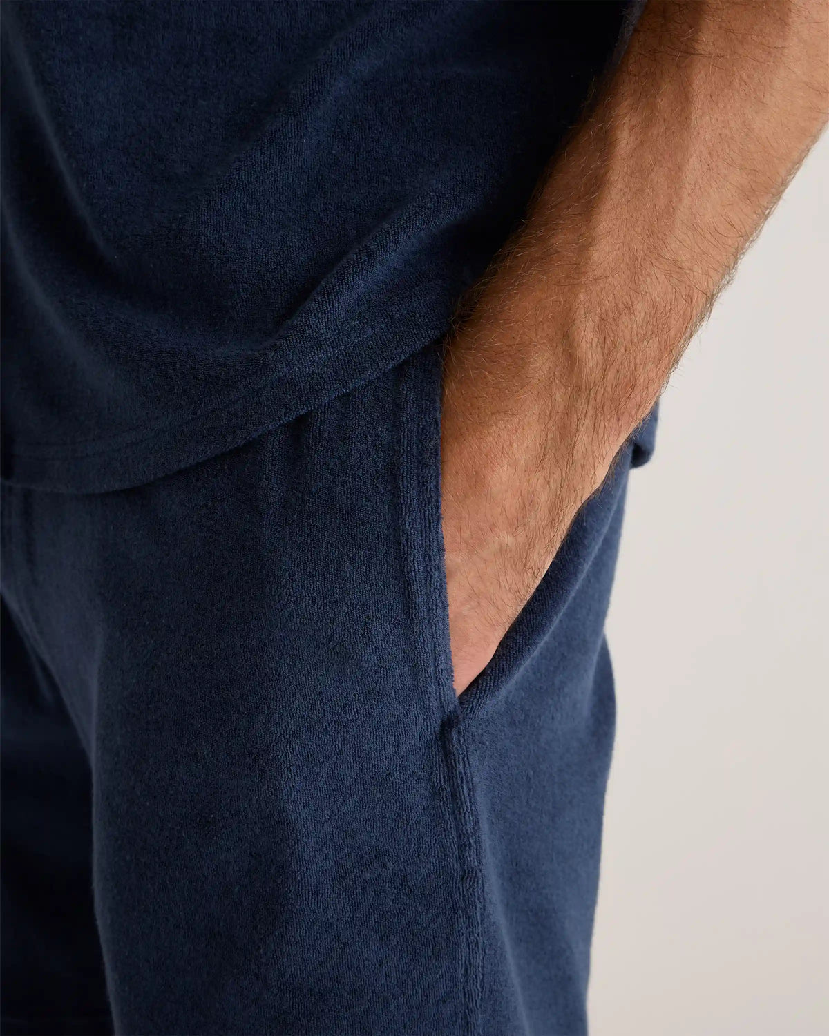 100% Organic Cotton Terry Towel Shorts - 6.5"