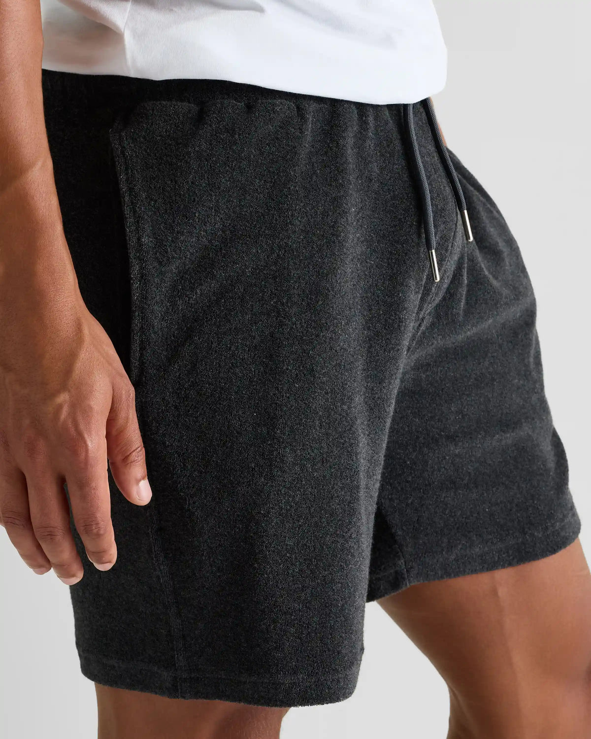 100% Organic Cotton Terry Towel Shorts - 6.5"
