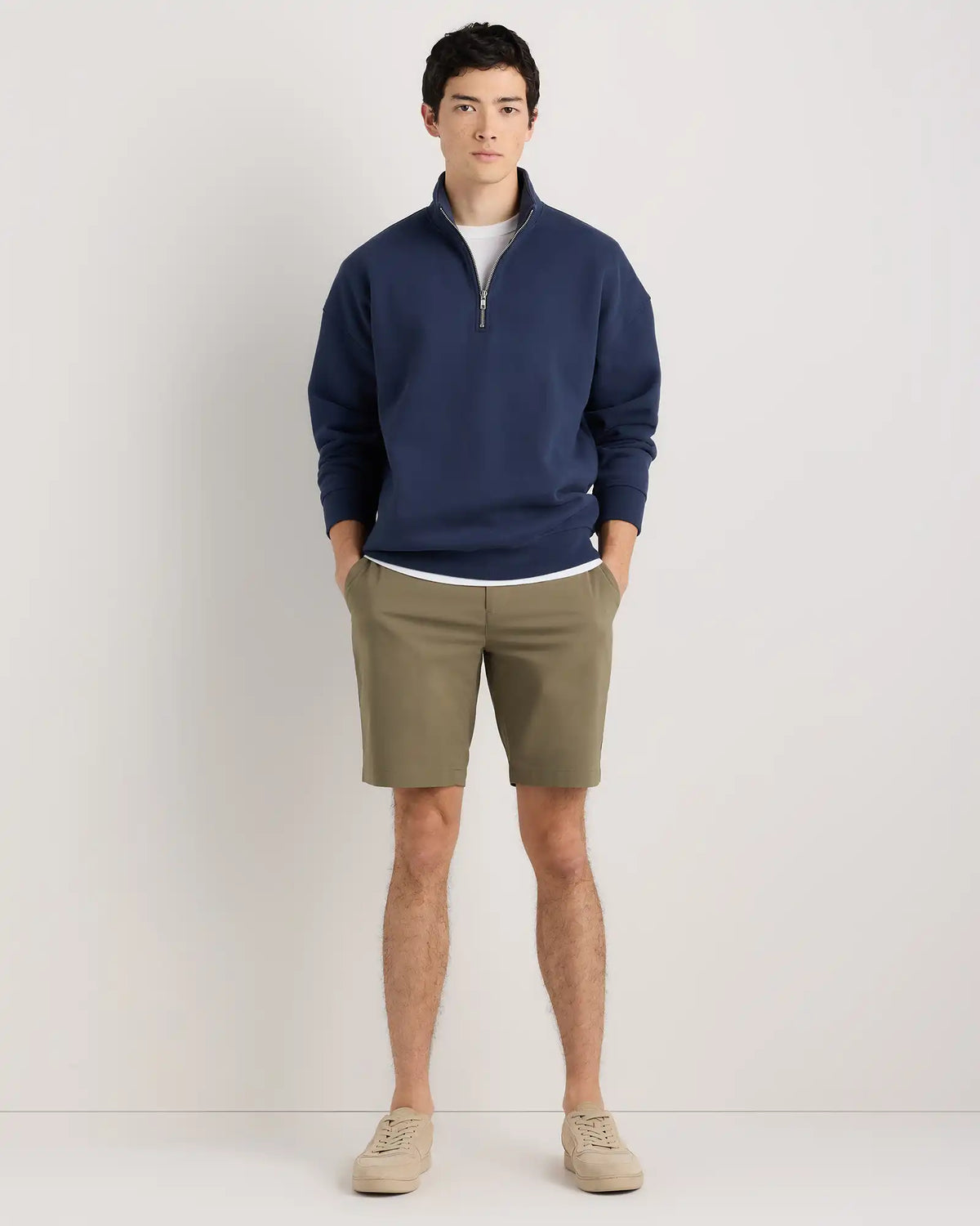 Organic Cotton Coolmax® Chino Shorts - 9"