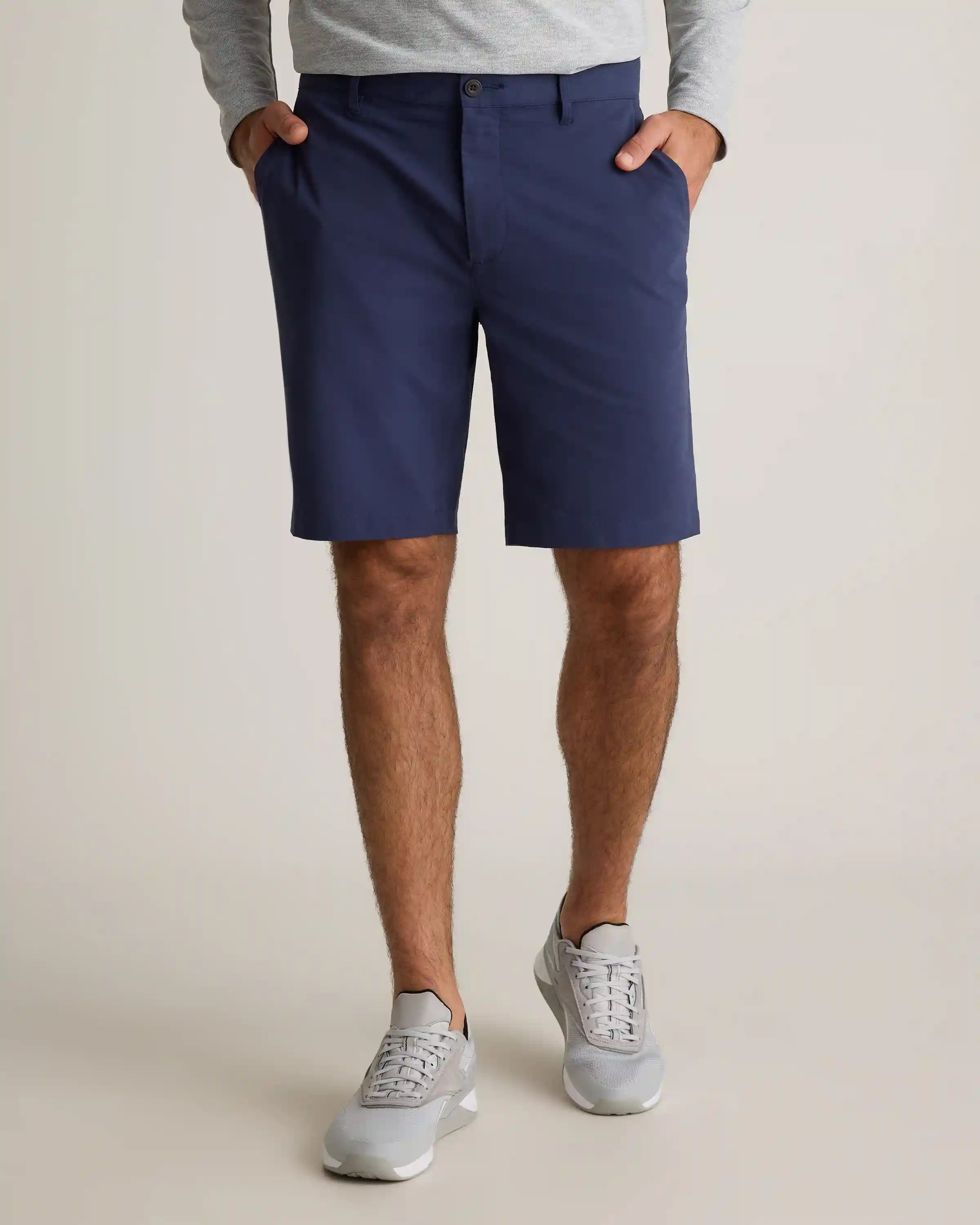 Organic Cotton Coolmax® Chino Shorts - 9"