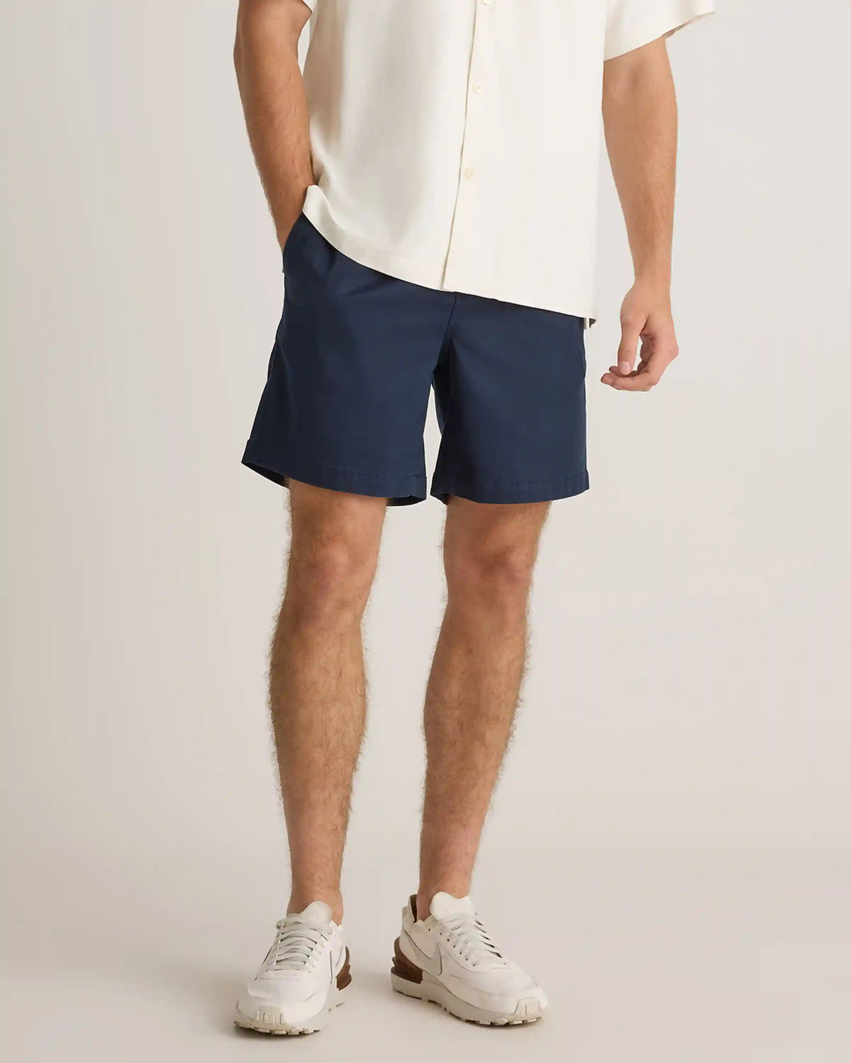 Cotton Chino Drawstring Shorts - 7"