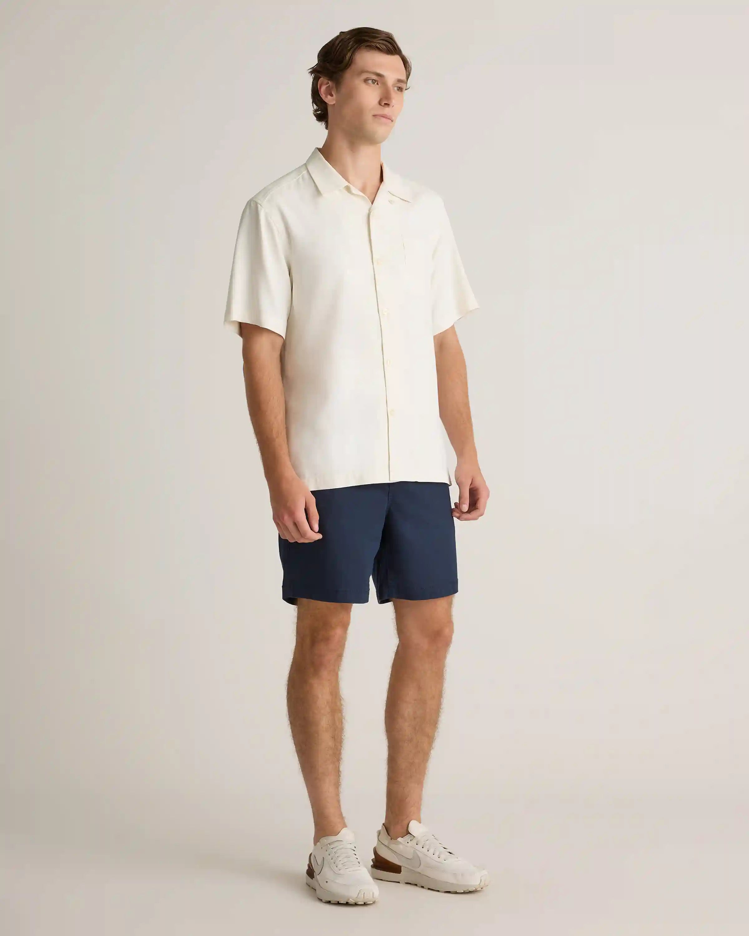 Cotton Chino Drawstring Shorts - 7"