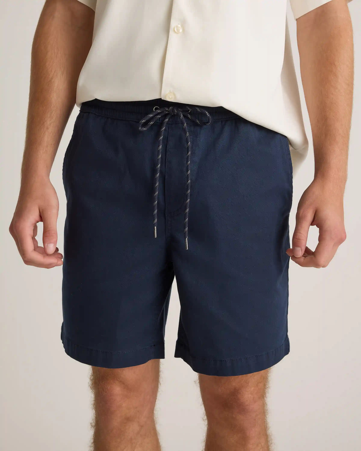 Cotton Chino Drawstring Shorts - 7"