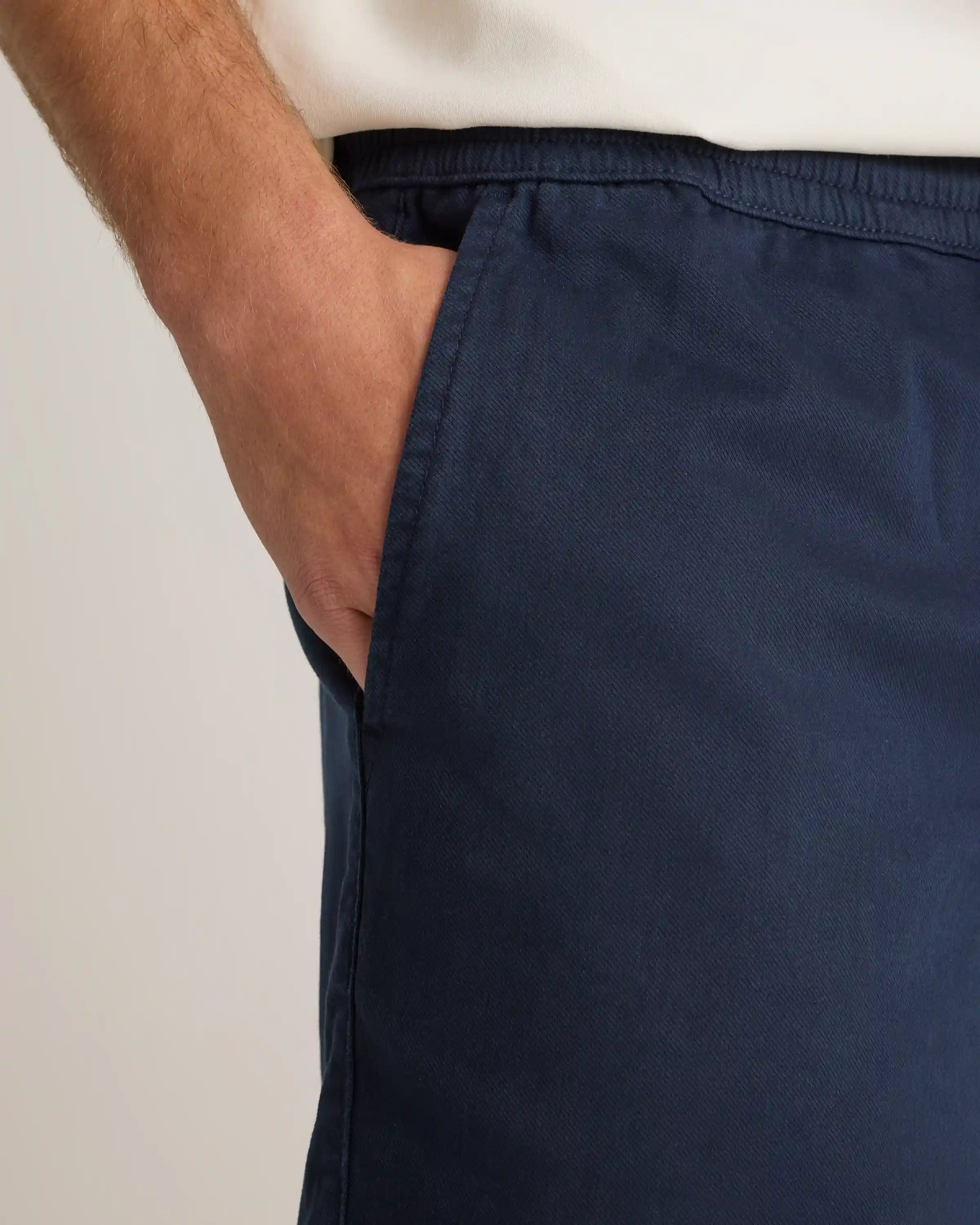 Cotton Chino Drawstring Shorts - 7"