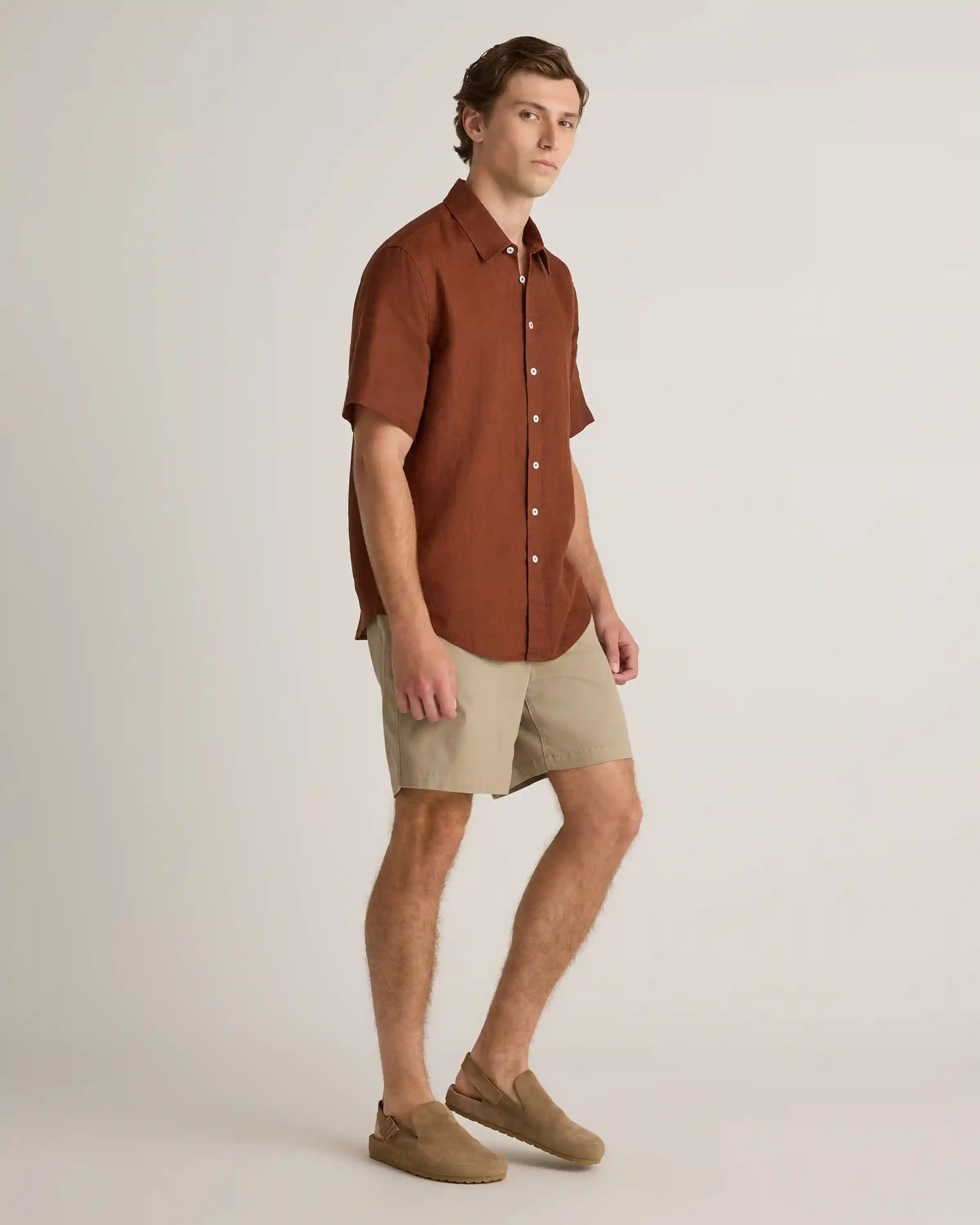 Cotton Chino Drawstring Shorts - 7"