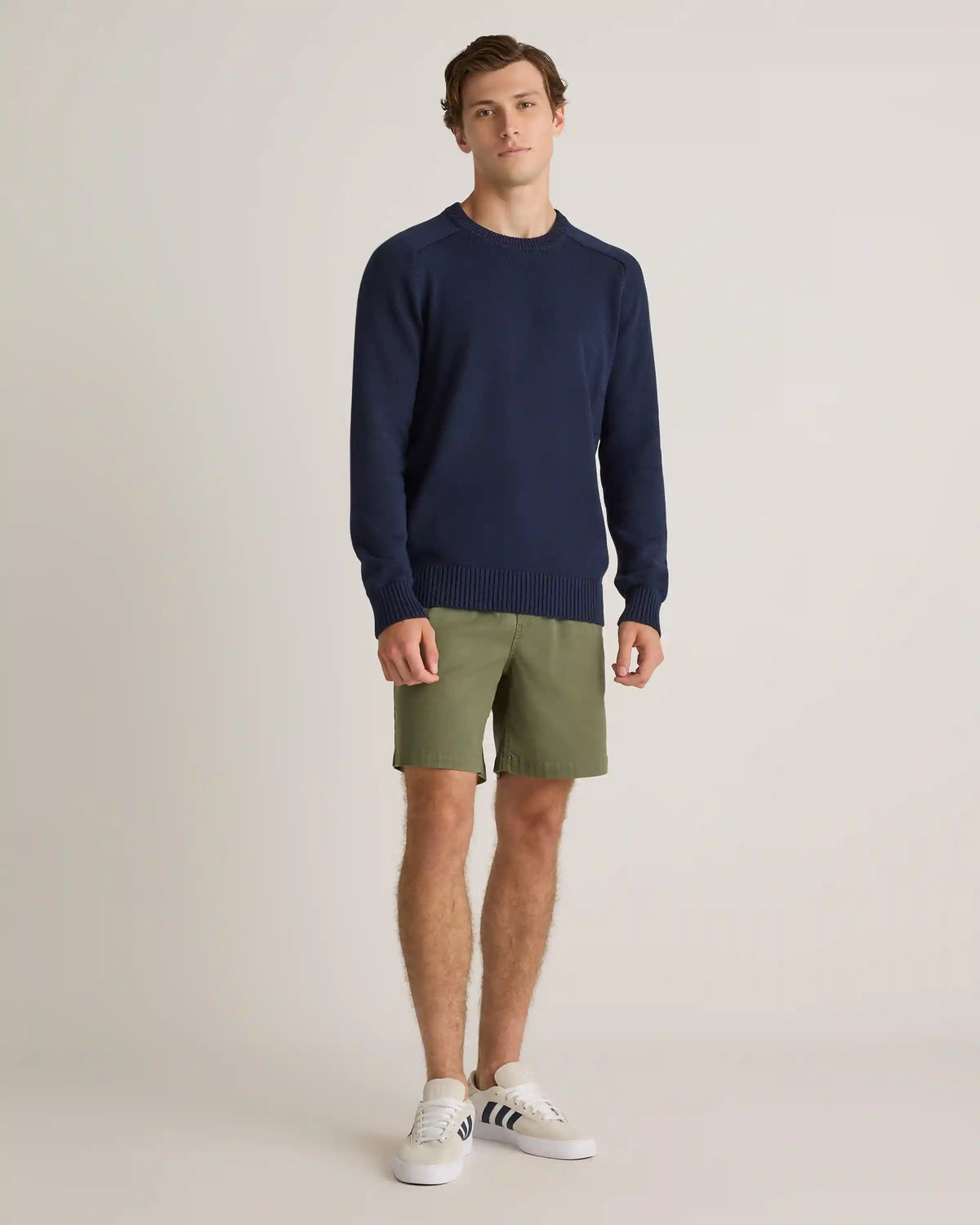 Cotton Chino Drawstring Shorts - 7"