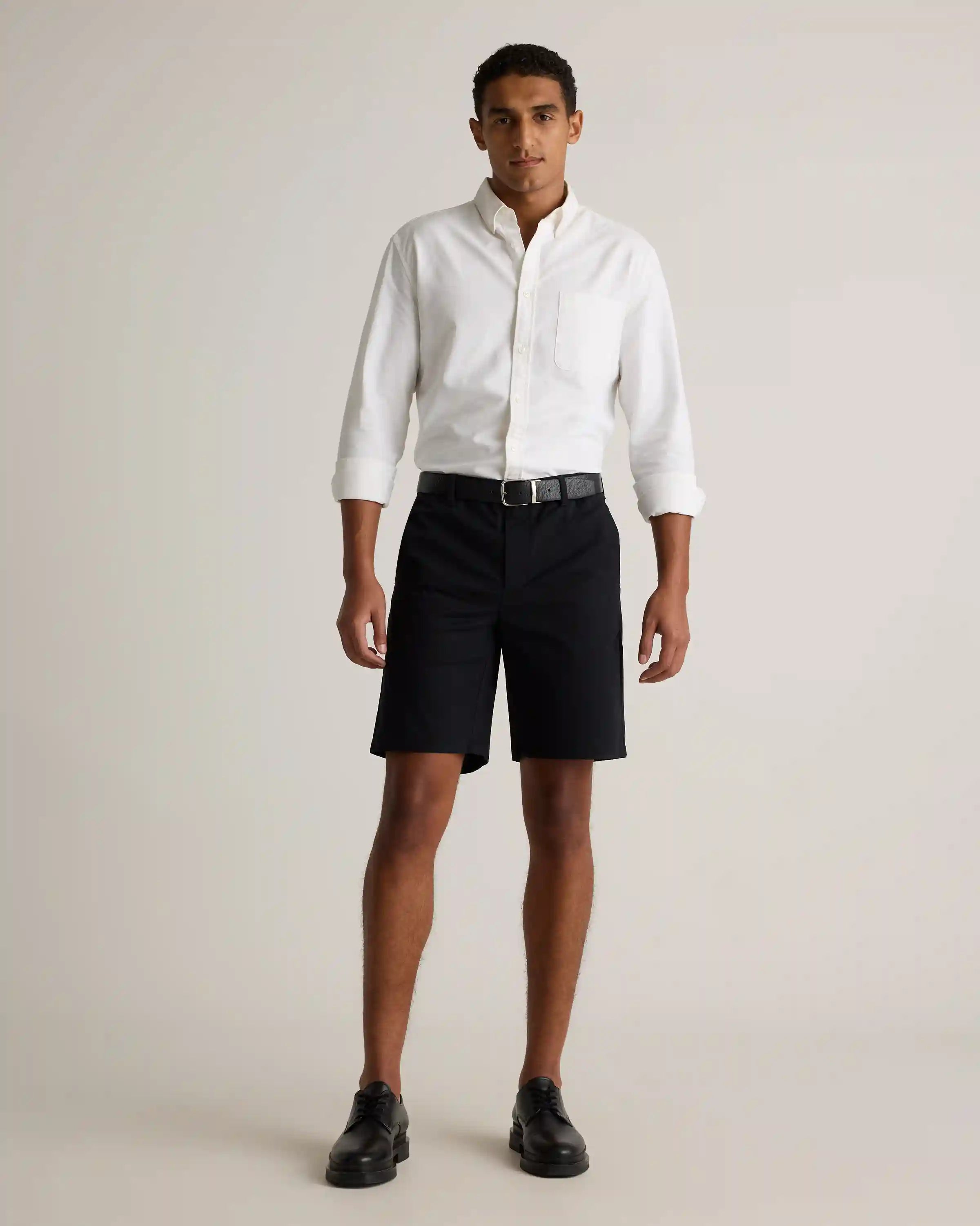 Organic Cotton Classic Stretch Chino Shorts - 9"