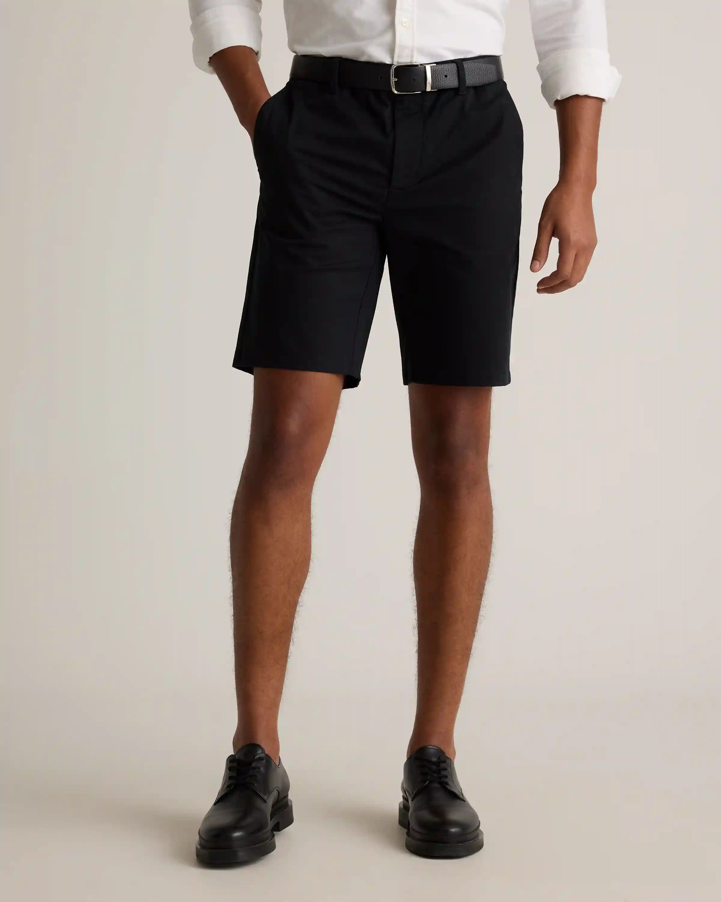 Organic Cotton Classic Stretch Chino Shorts - 9"