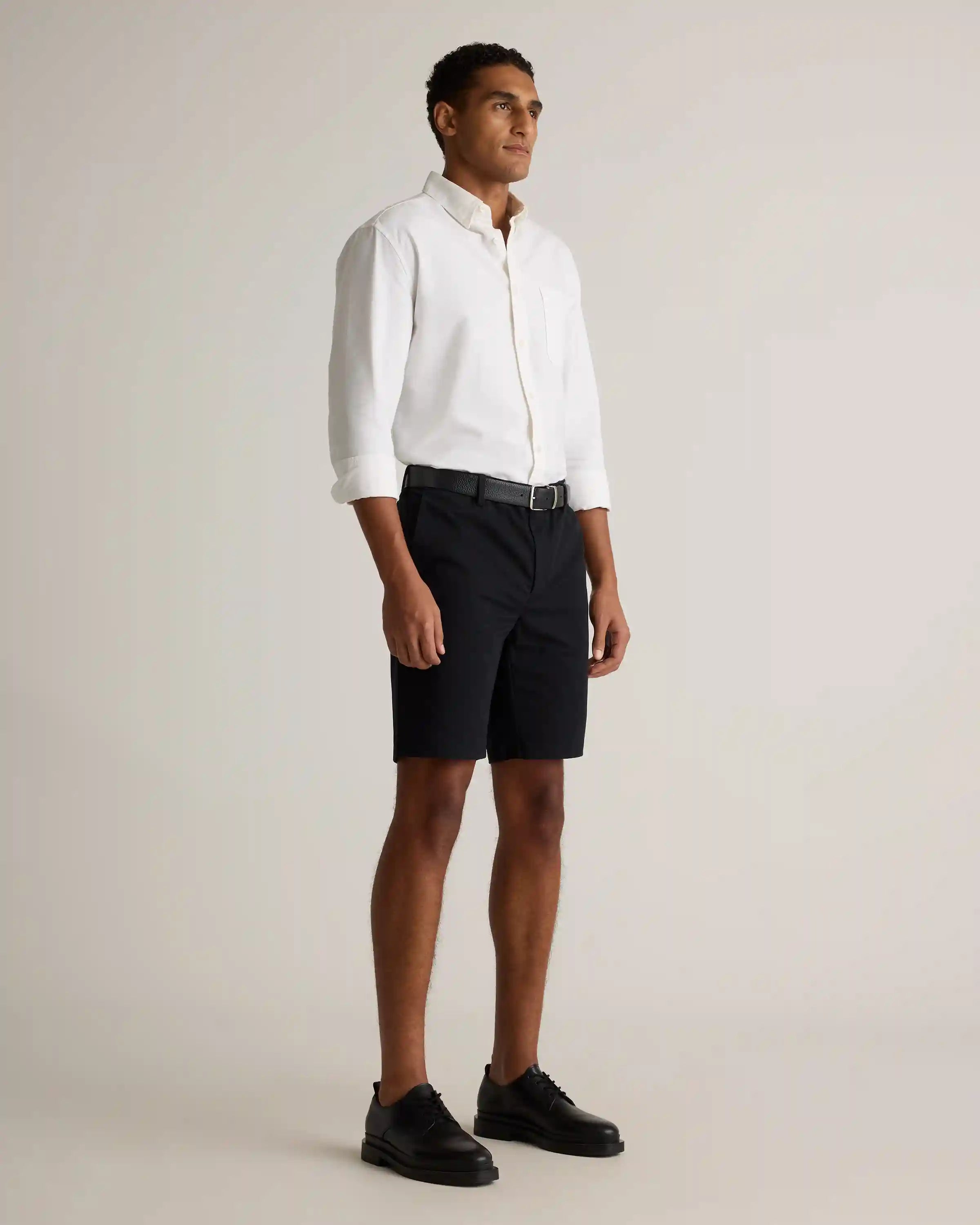 Organic Cotton Classic Stretch Chino Shorts - 9"