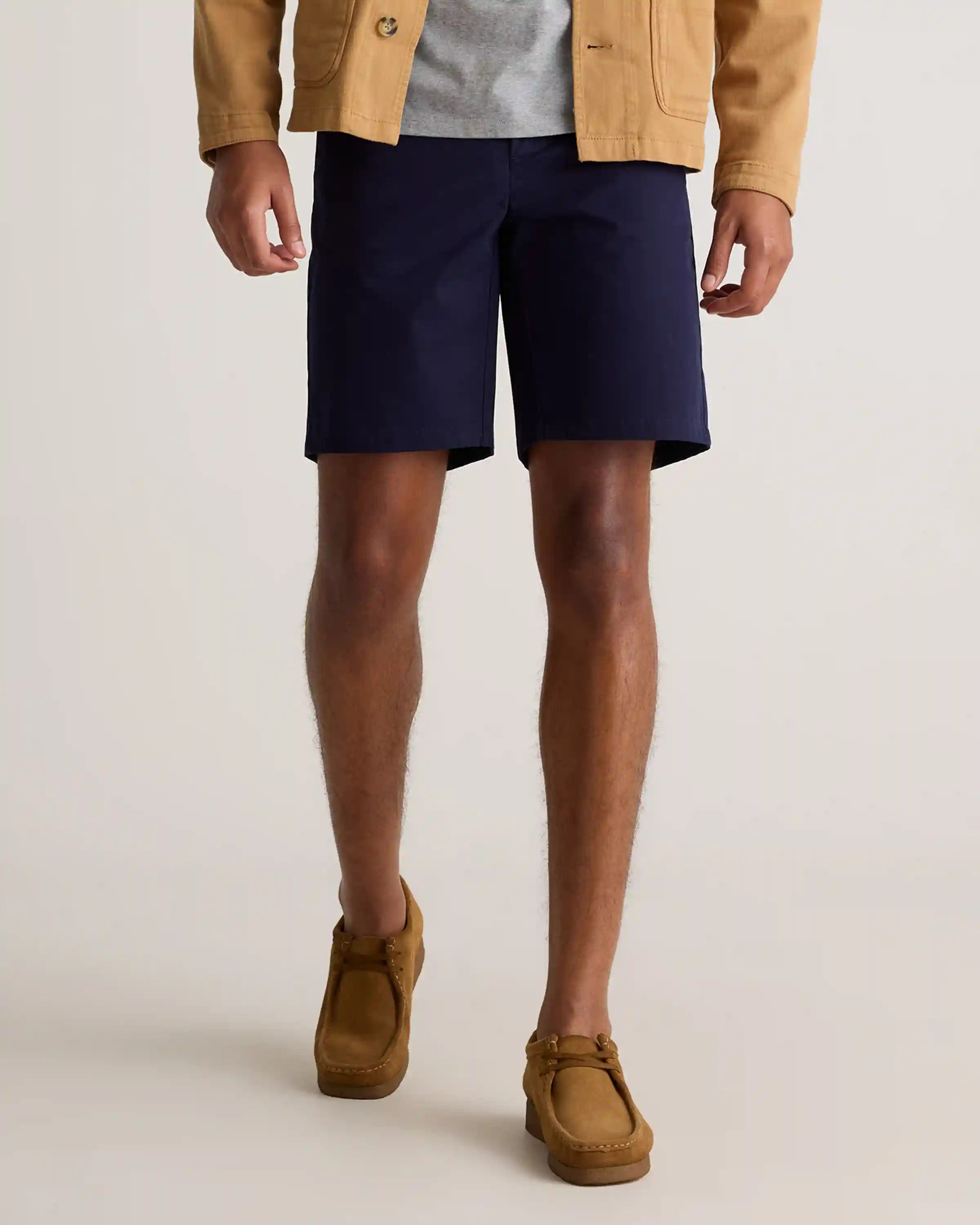 Organic Cotton Classic Stretch Chino Shorts - 9"