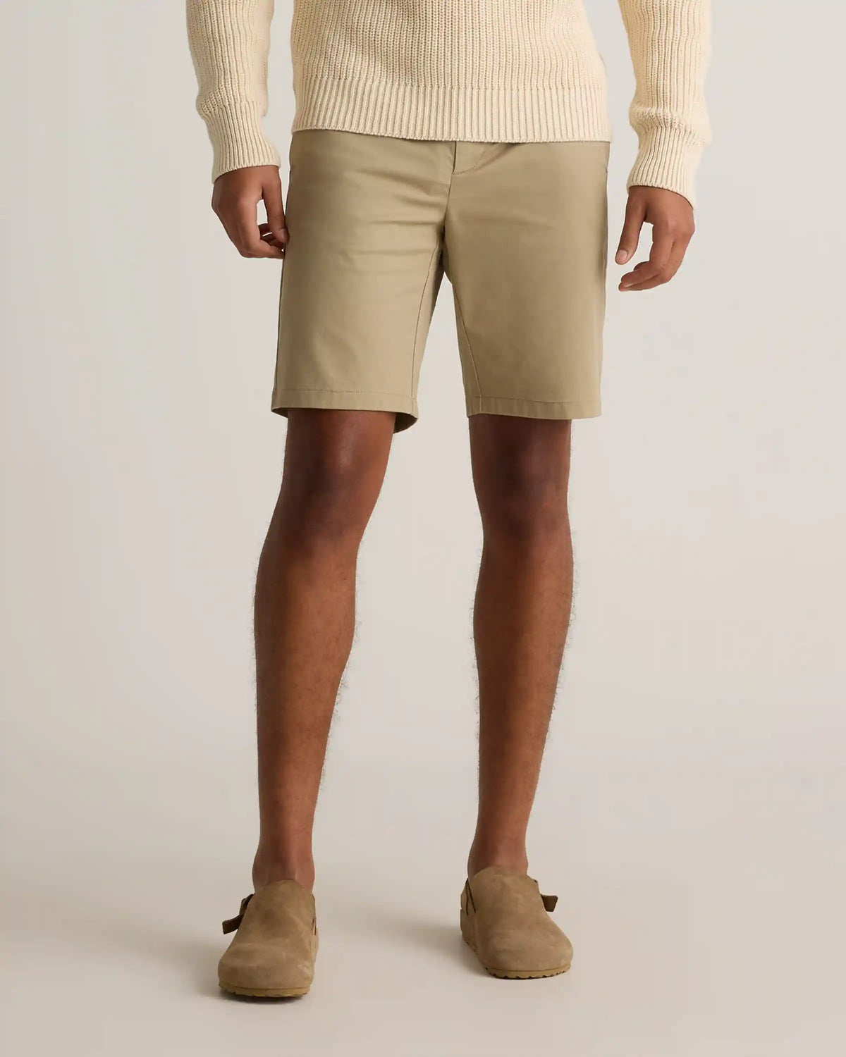 Organic Cotton Classic Stretch Chino Shorts - 9"