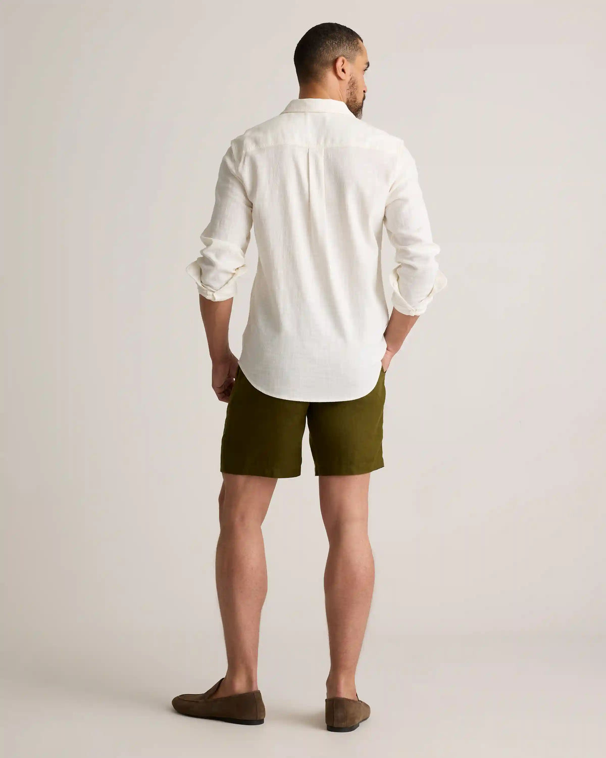 100% European Linen Shorts - 8"