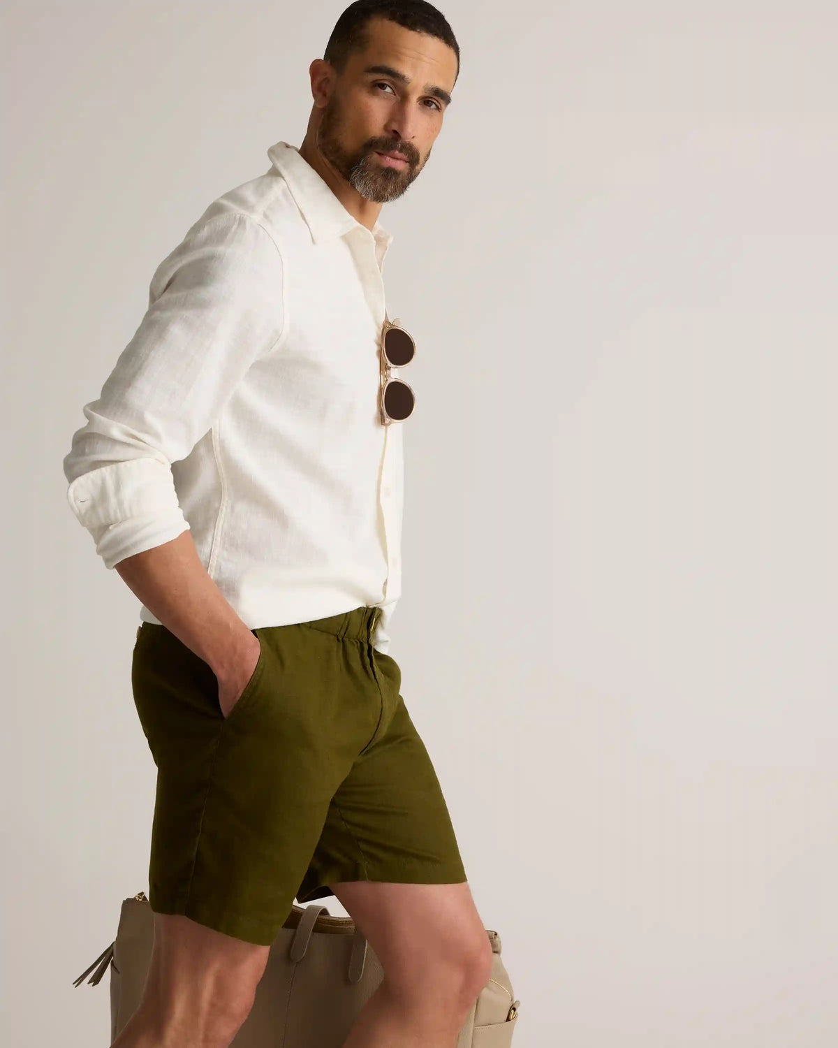 100% European Linen Shorts - 8"