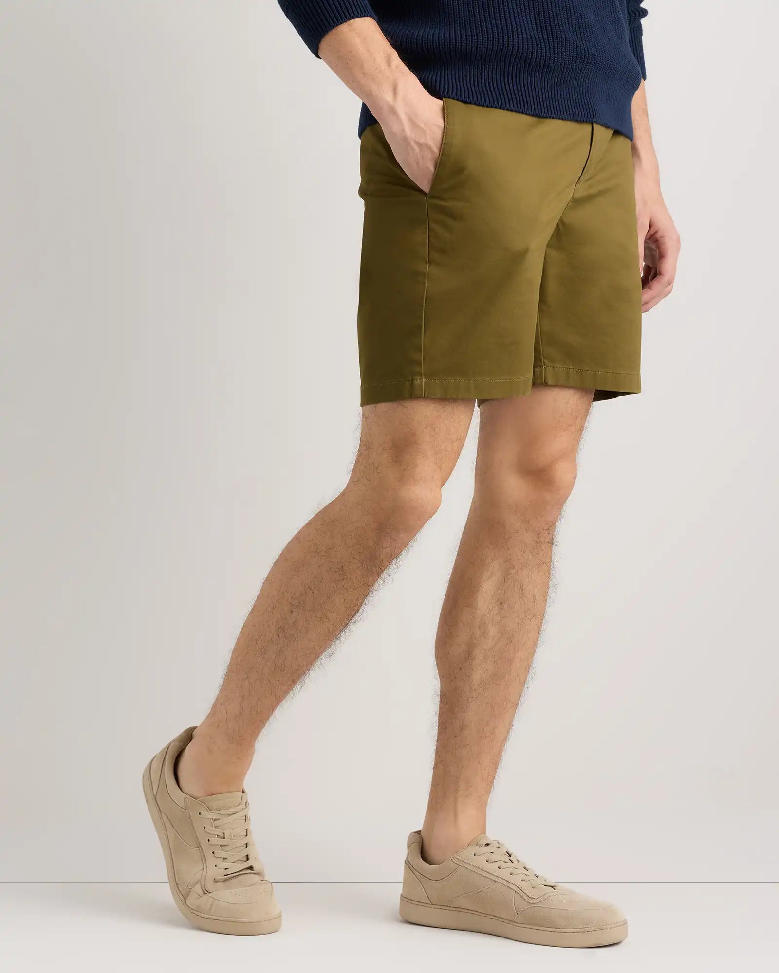 Organic Cotton Classic Stretch Chino Shorts - 7"