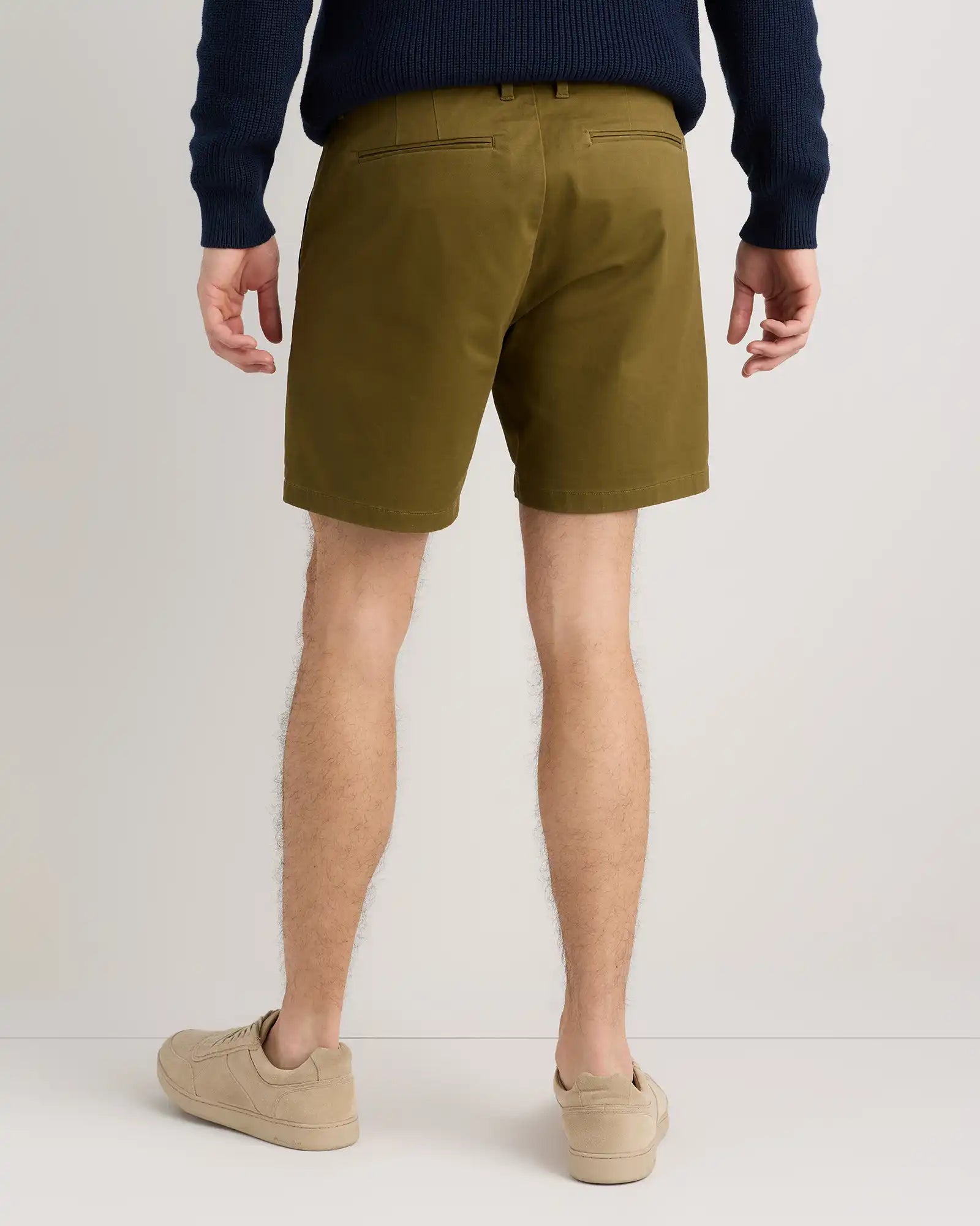 Organic Cotton Classic Stretch Chino Shorts - 7"