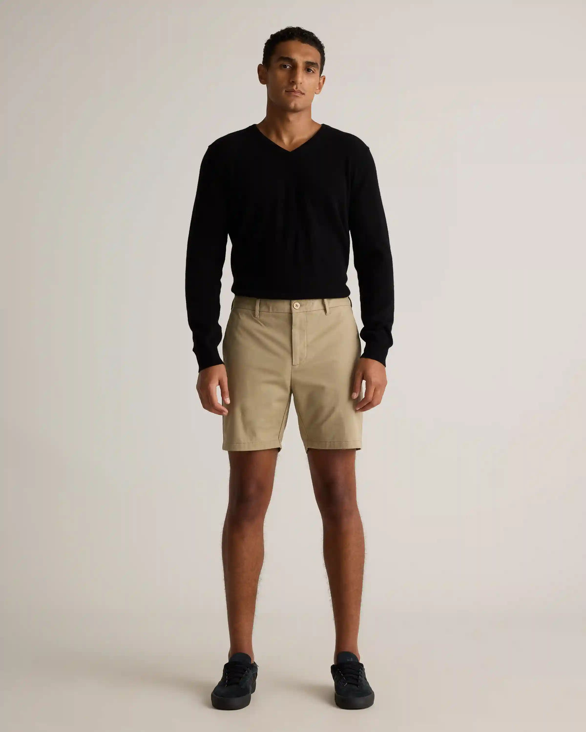 Organic Cotton Classic Stretch Chino Shorts - 7"