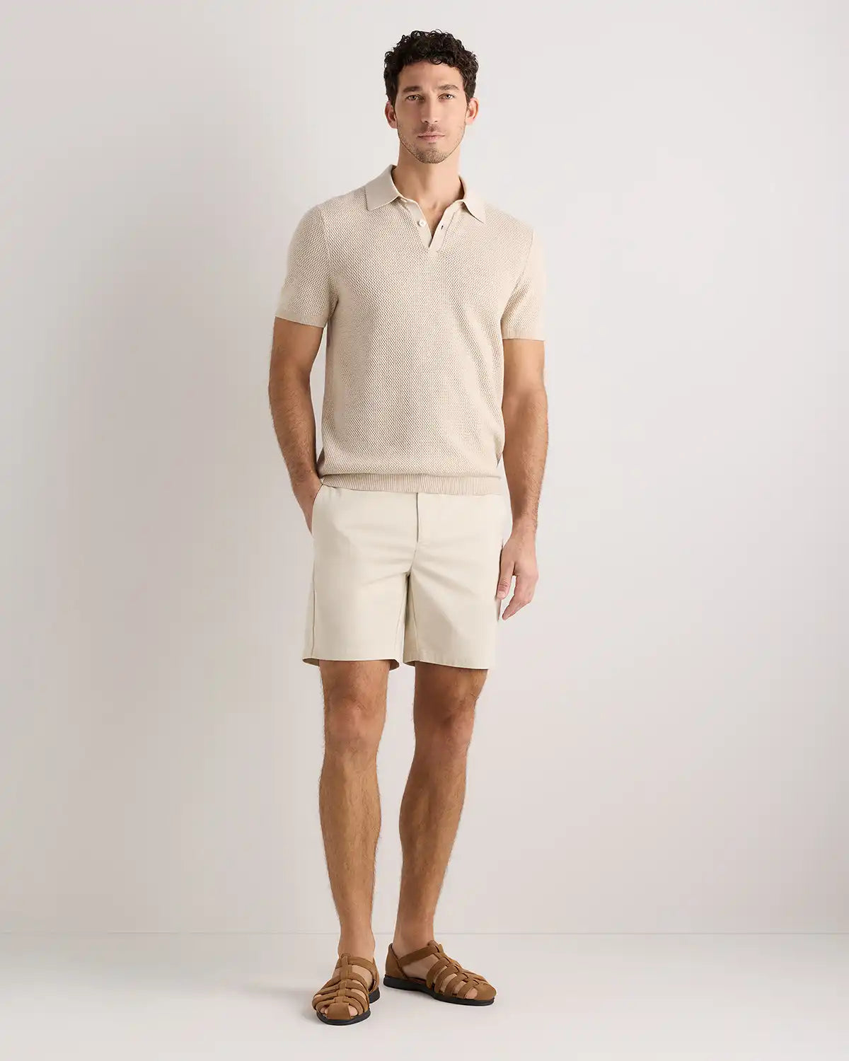 Organic Cotton Classic Stretch Chino Shorts - 7"