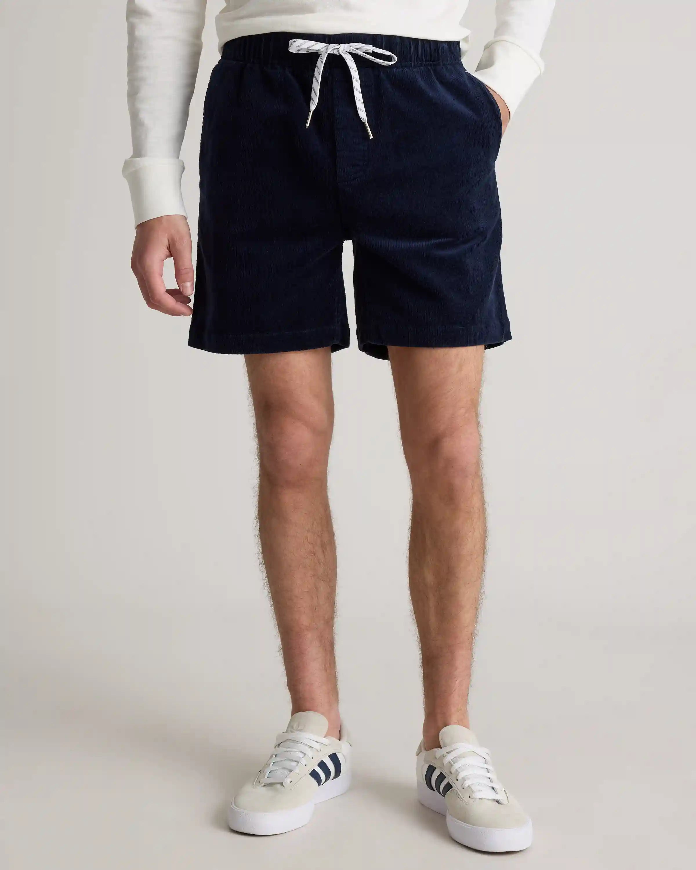 Organic Stretch Corduroy Shorts - 6"