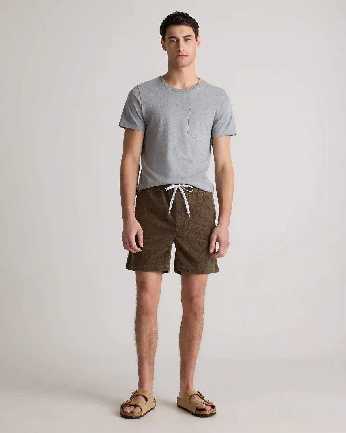 Organic Stretch Corduroy Shorts - 6"