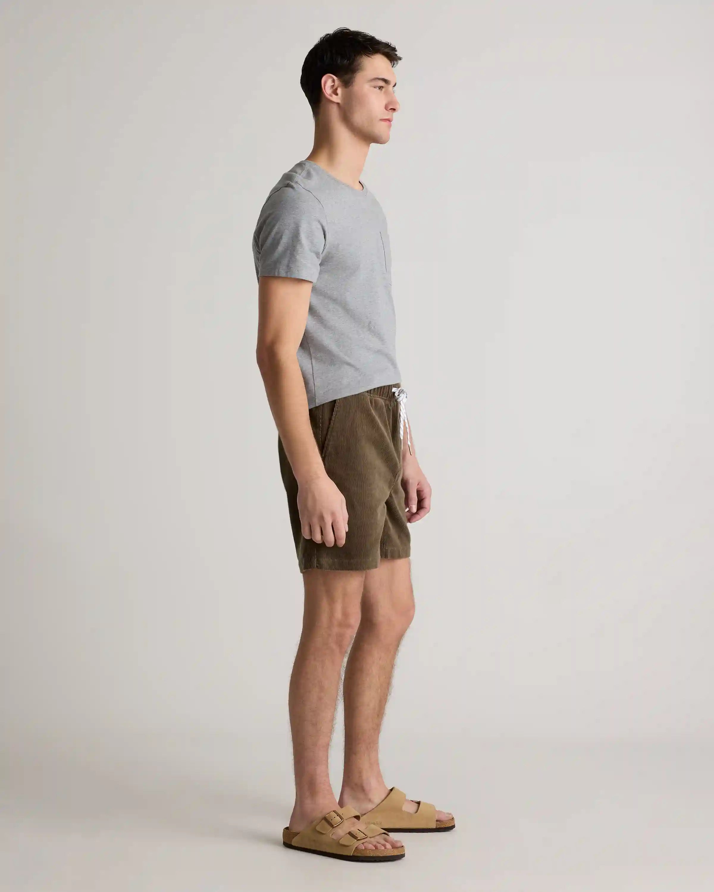 Organic Stretch Corduroy Shorts - 6"